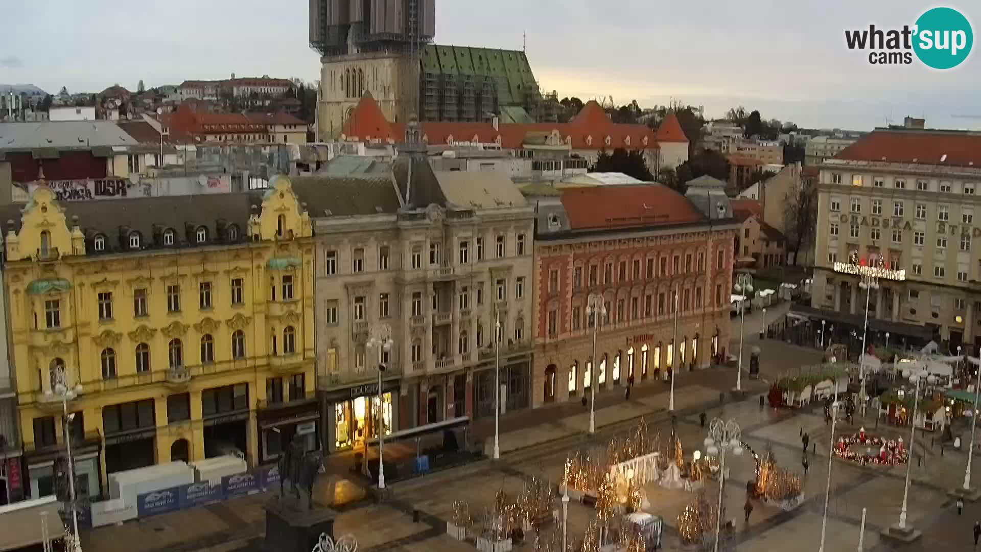 Webcam Zagreb – Ban Jelačić square