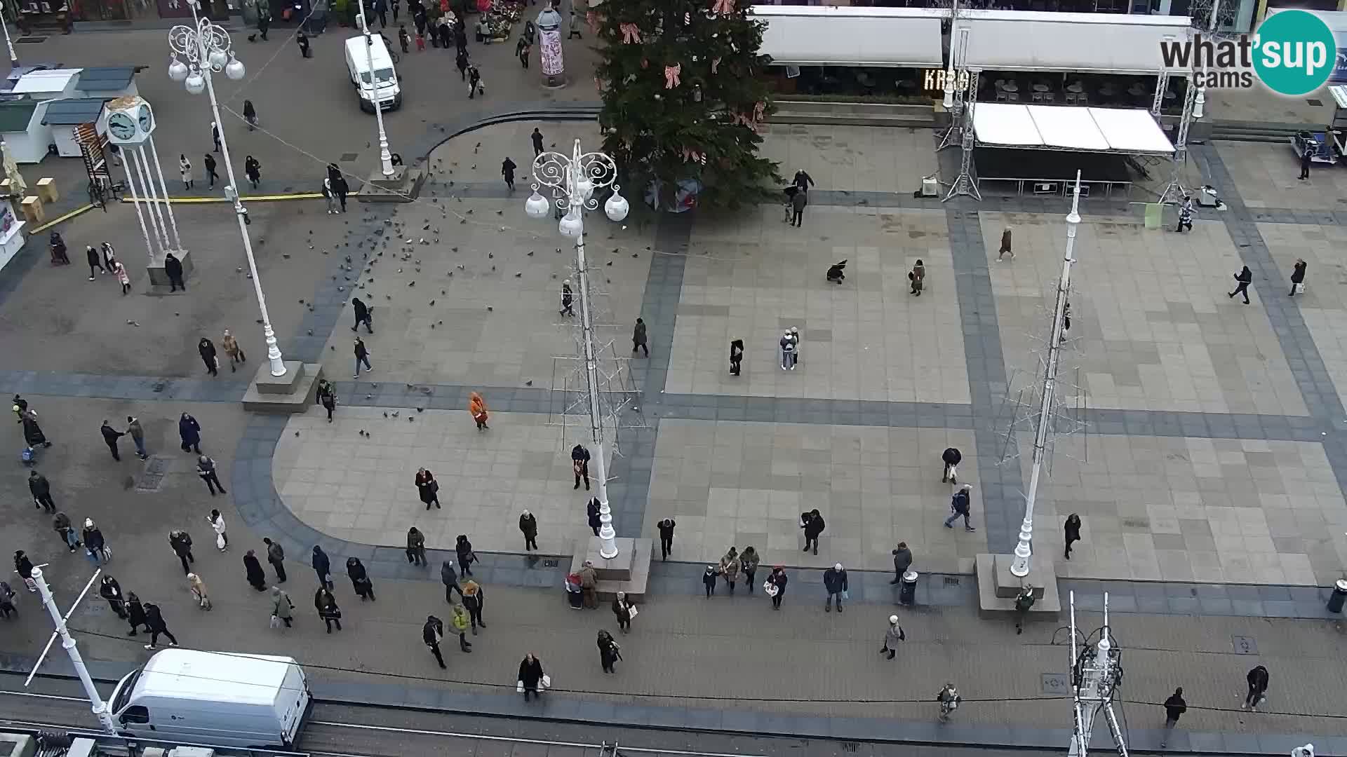 Ban Jelačić Platz  Live webcam Zagreb – Hotel Dubrovnik