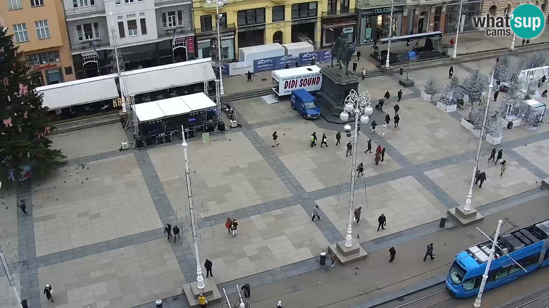 Webcam Zagreb – Ban Jelačić square