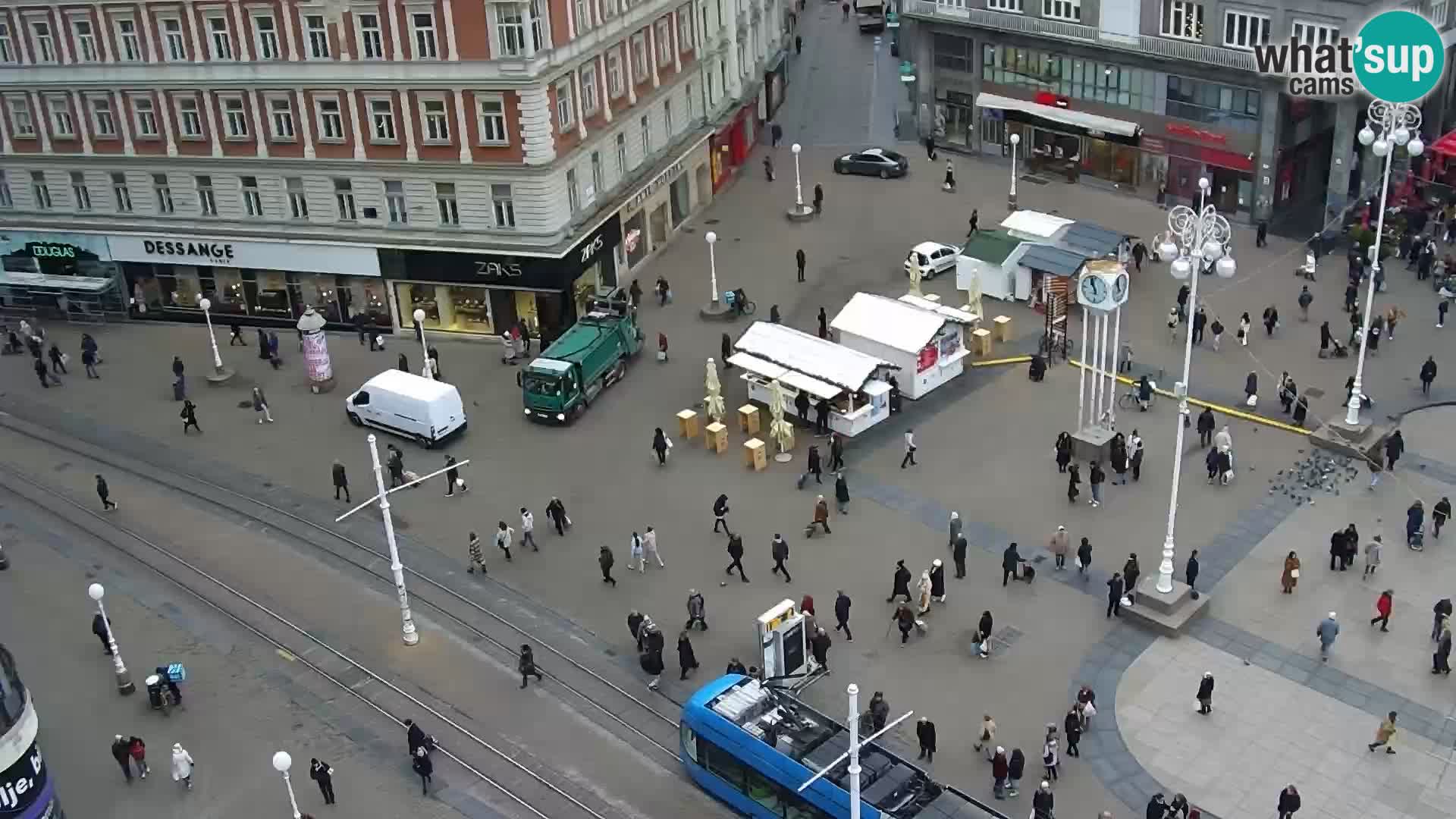 LIVE Webcam Zagreb Hotel Dubrovnik | Ban Jelačić square