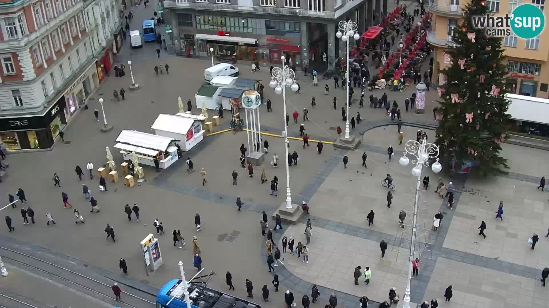 Zagreb – Bana Jelačića square panorama