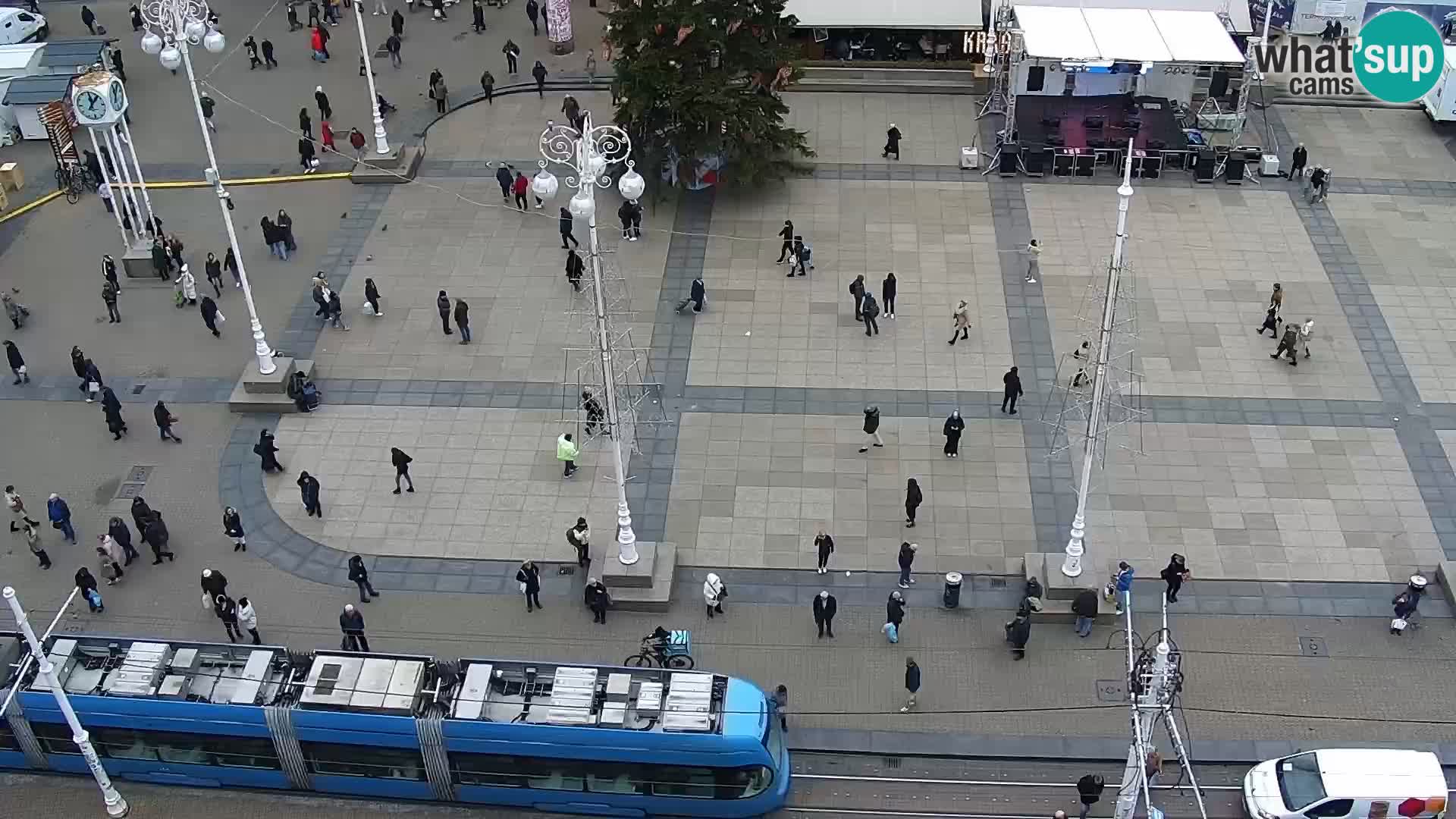 LIVE Webcam Zagreb Hotel Dubrovnik | Ban Jelačić square