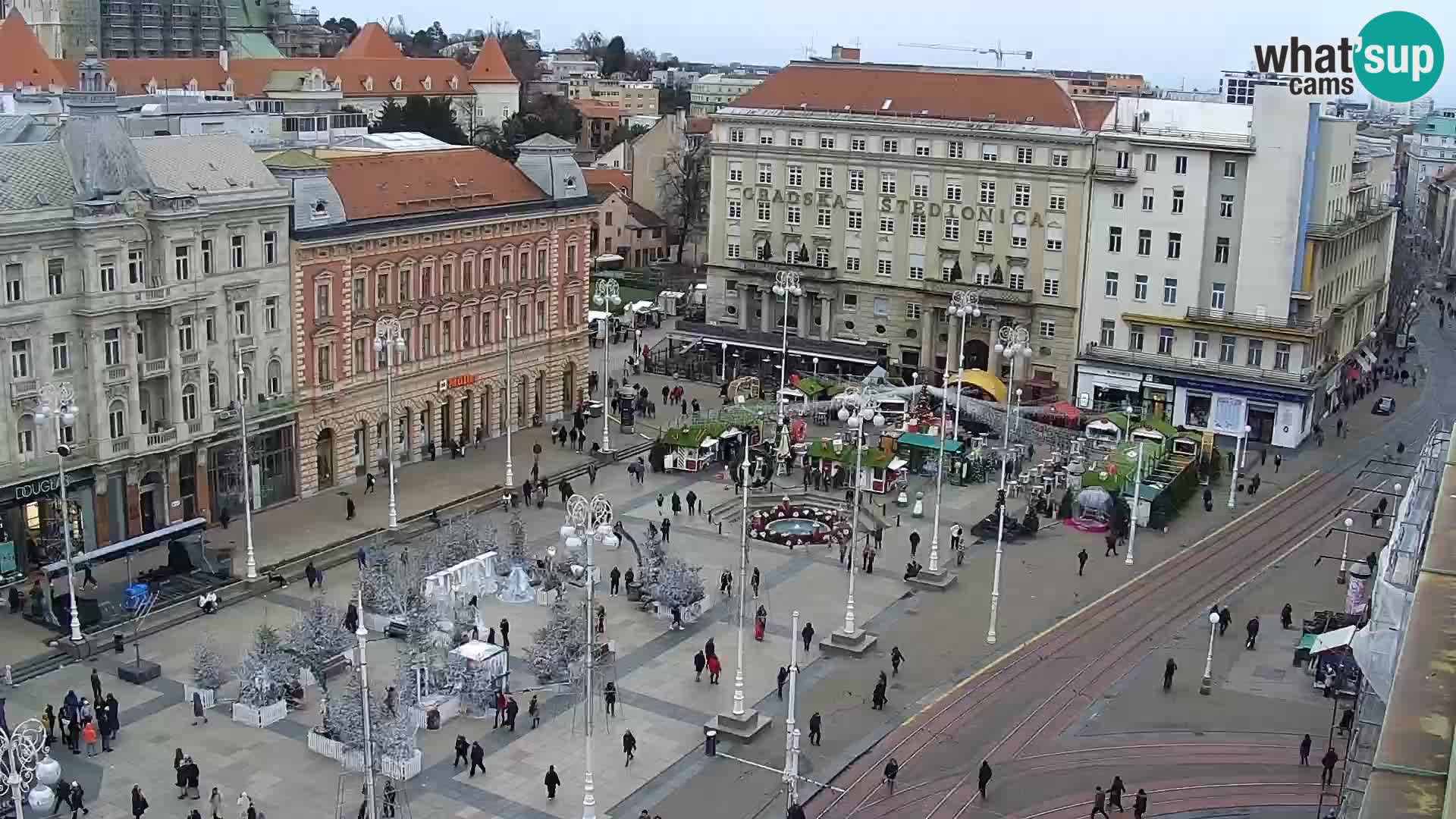 Web kamera Zagreb – Trg Bana Jelačića