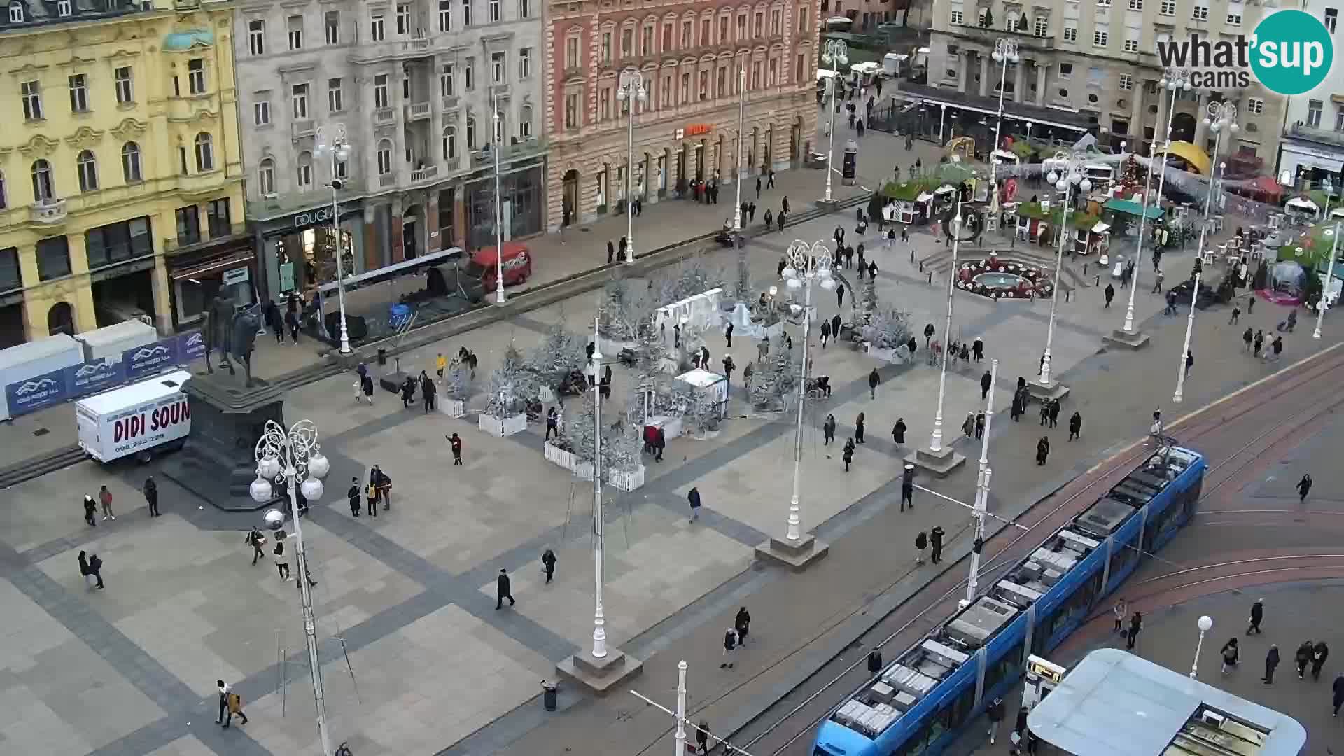 Webcam live Zagreb – Ban Jelačić Platz