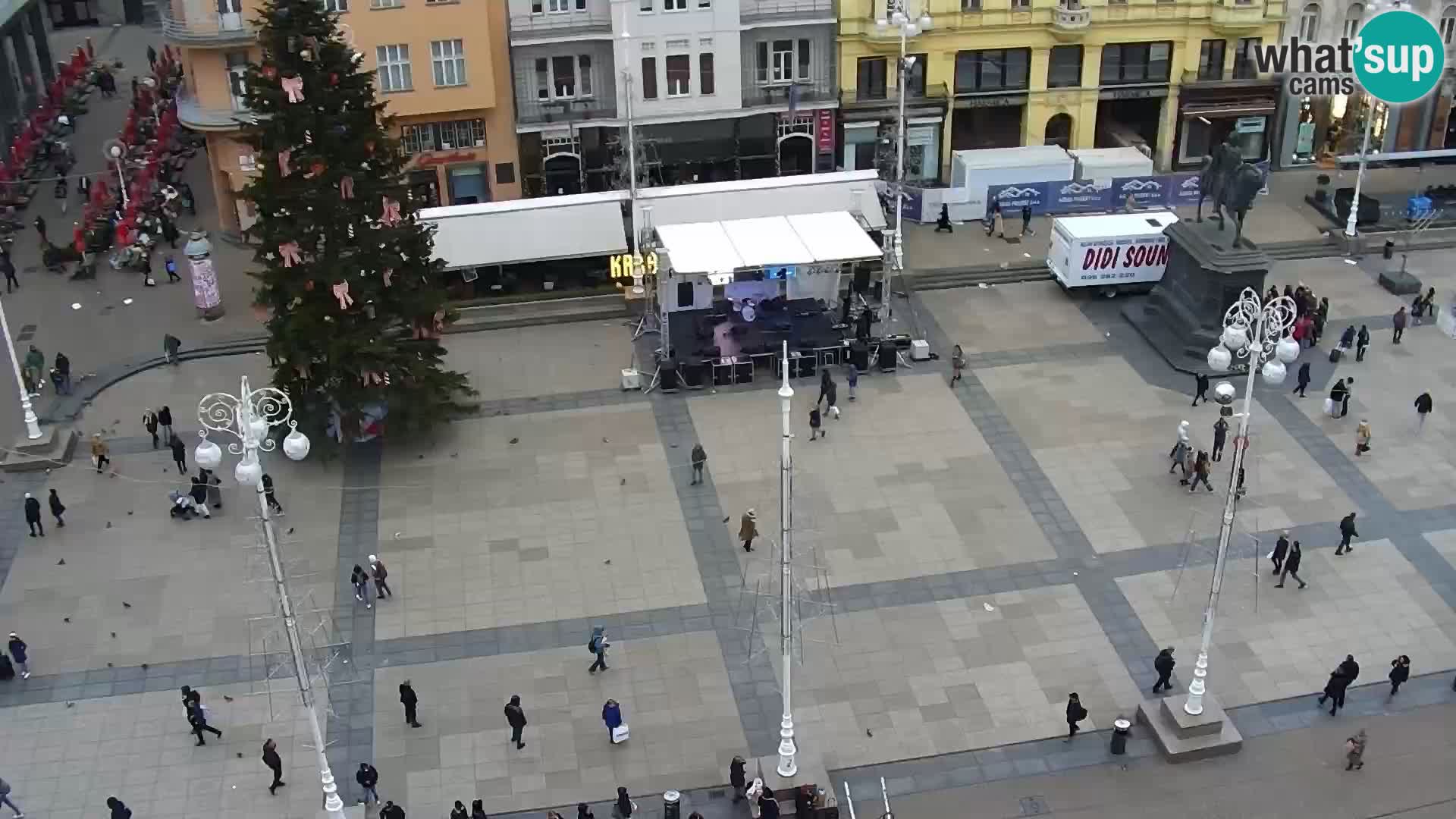 Webcam live Zagreb – Ban Jelačić Platz