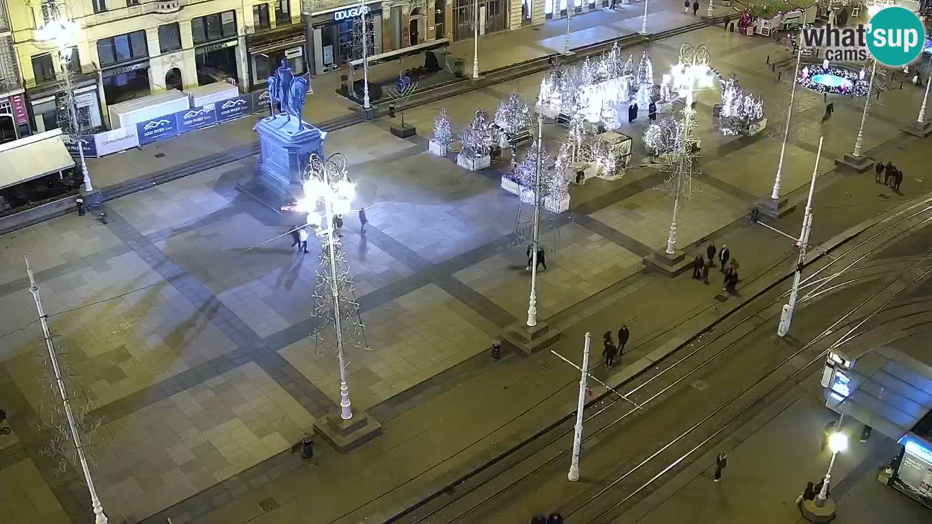 Plaza Ban Jelačić camera en vivo Zagreb – Hotel Dubrovnik