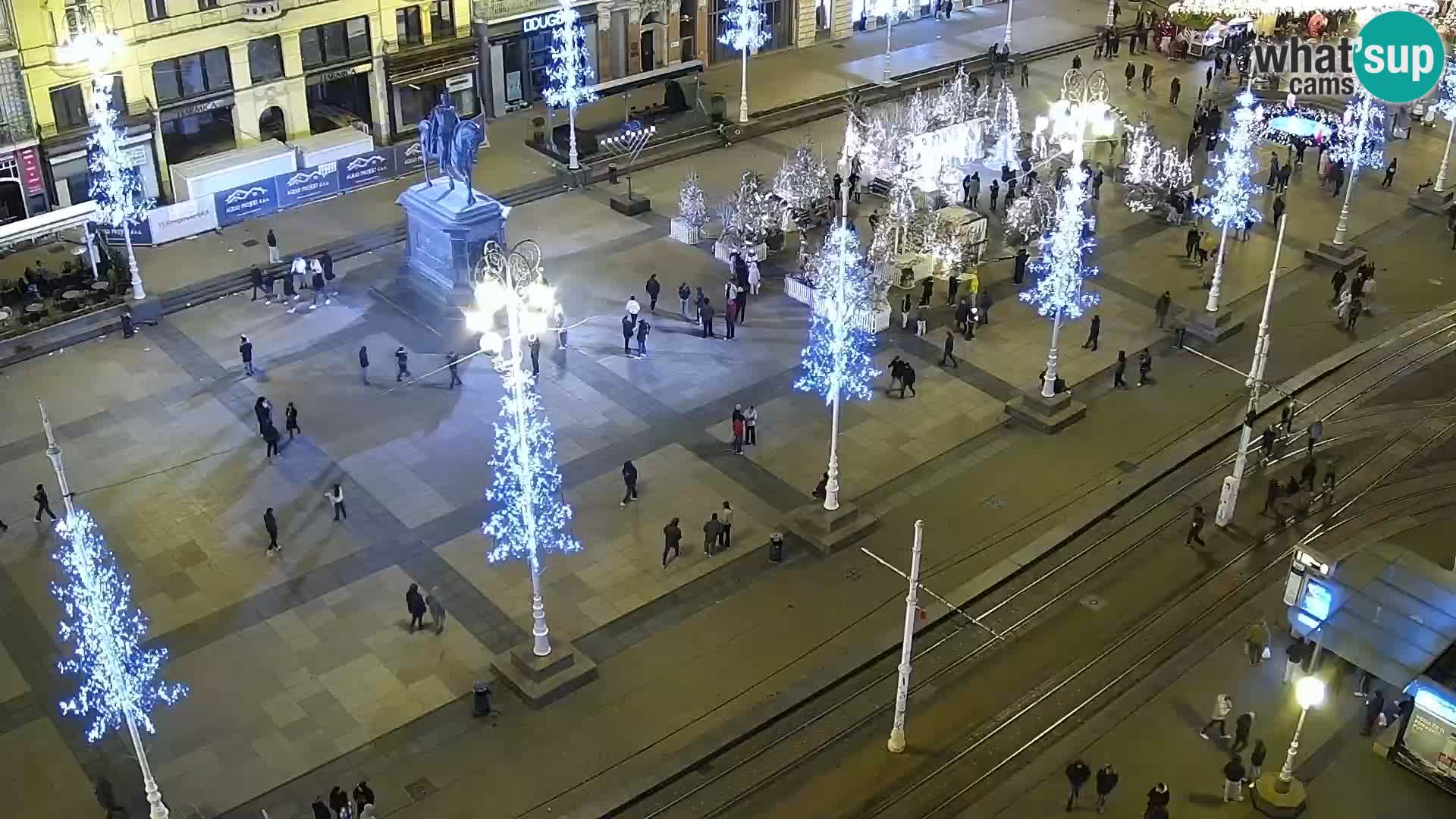 Piazza Ban Jelačić livecam Zagreb – Hotel Dubrovnik