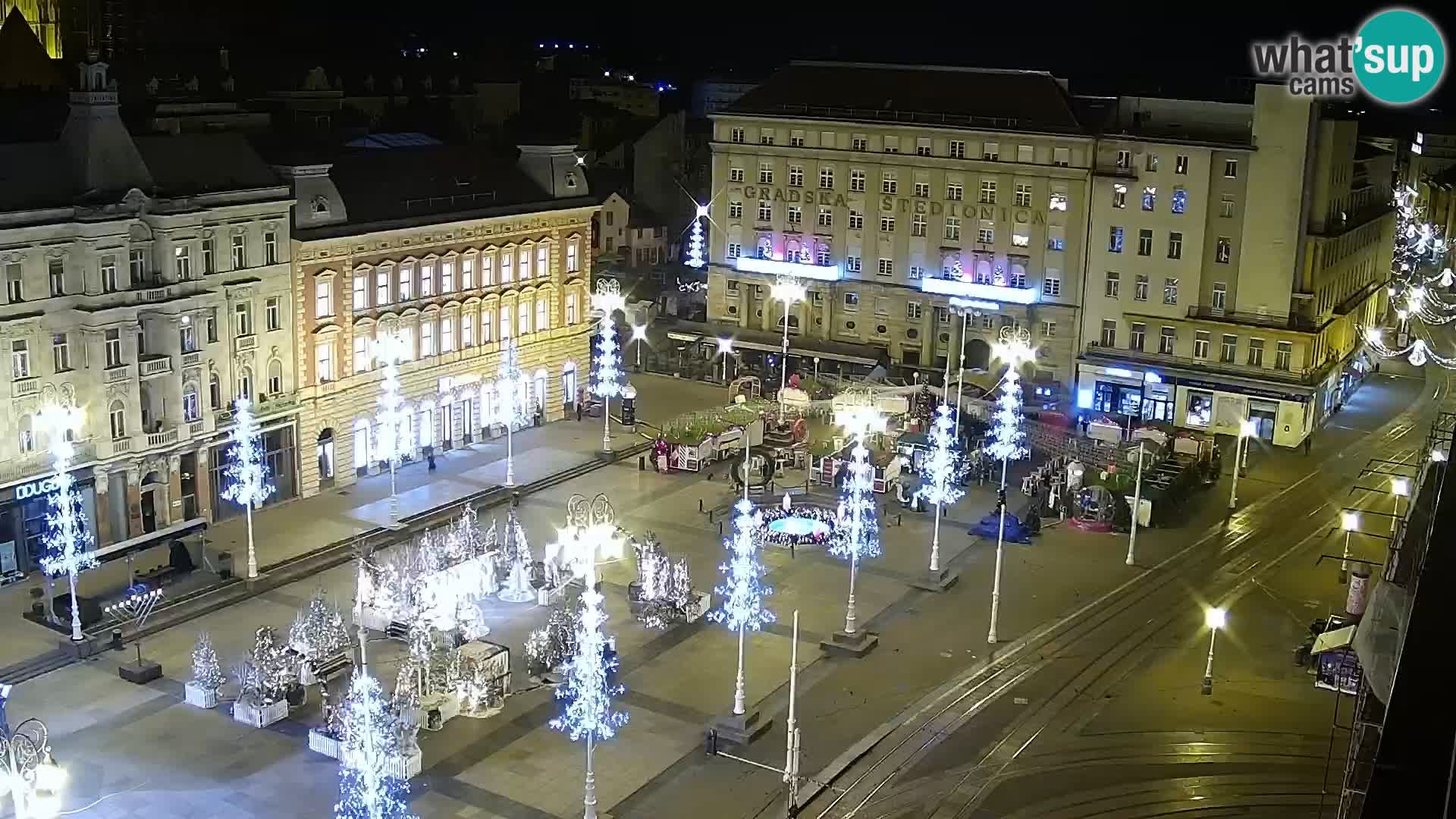 Zagreb – Bana Jelačića square panorama