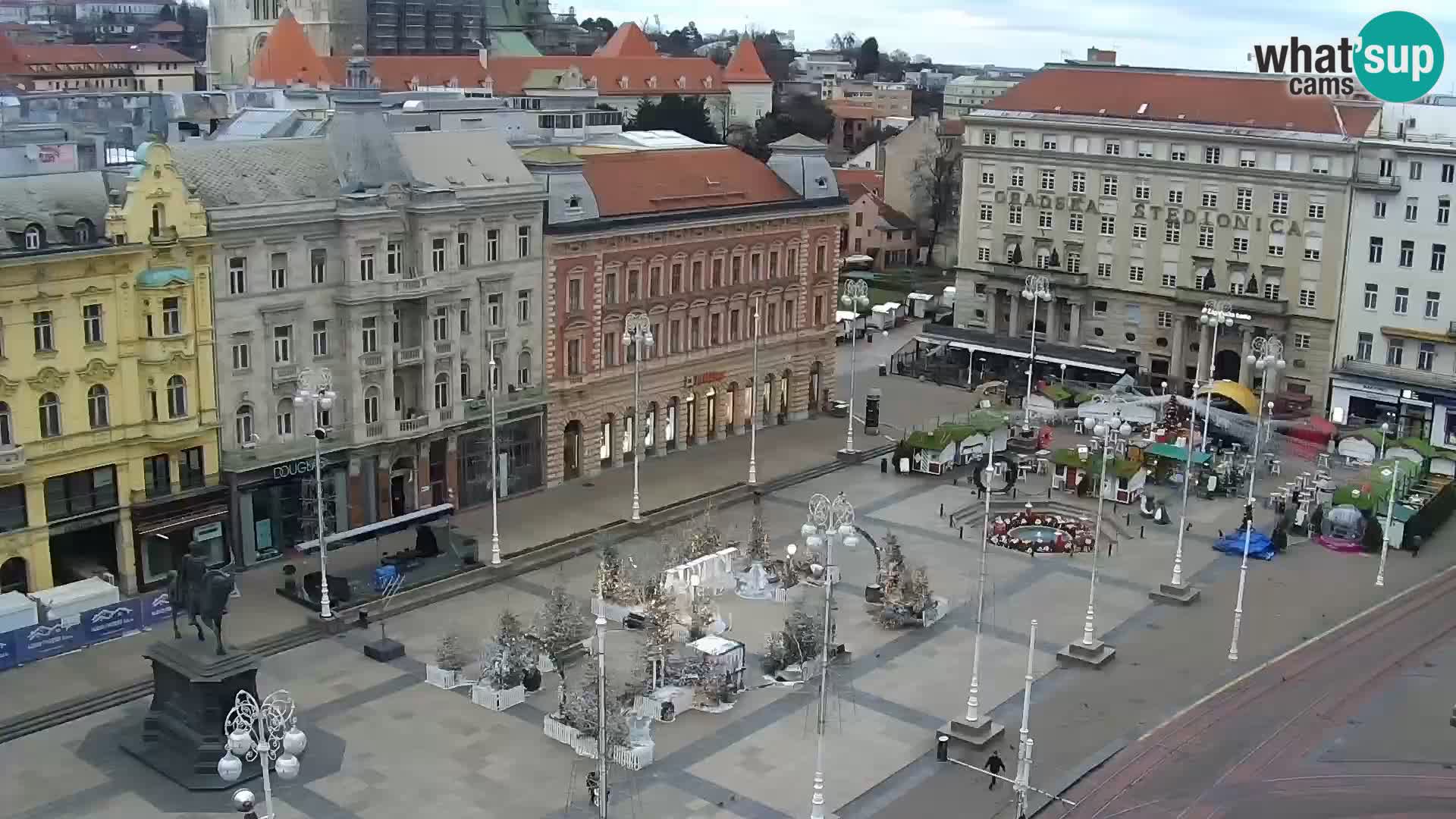 Ban Jelačić live cam Zagreb – Hotel Dubrovnik