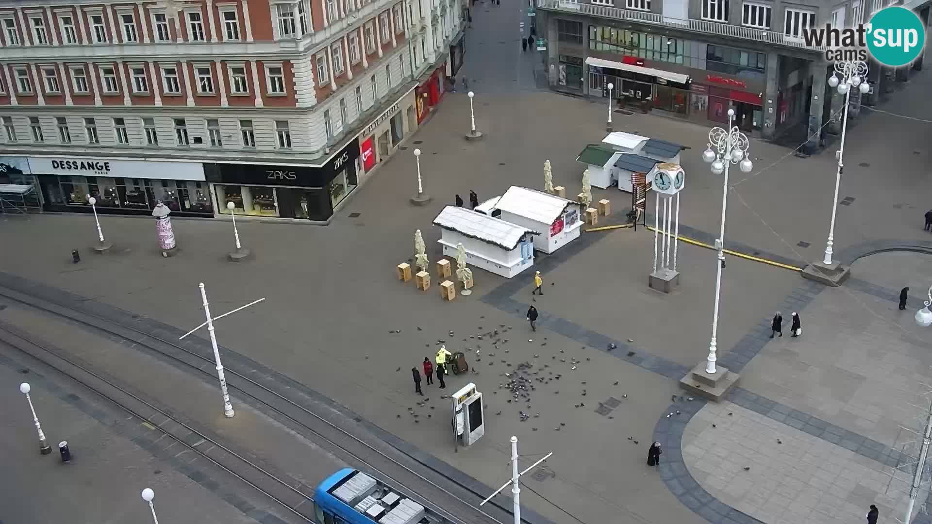 Piazza Ban Jelačić livecam Zagreb – Hotel Dubrovnik