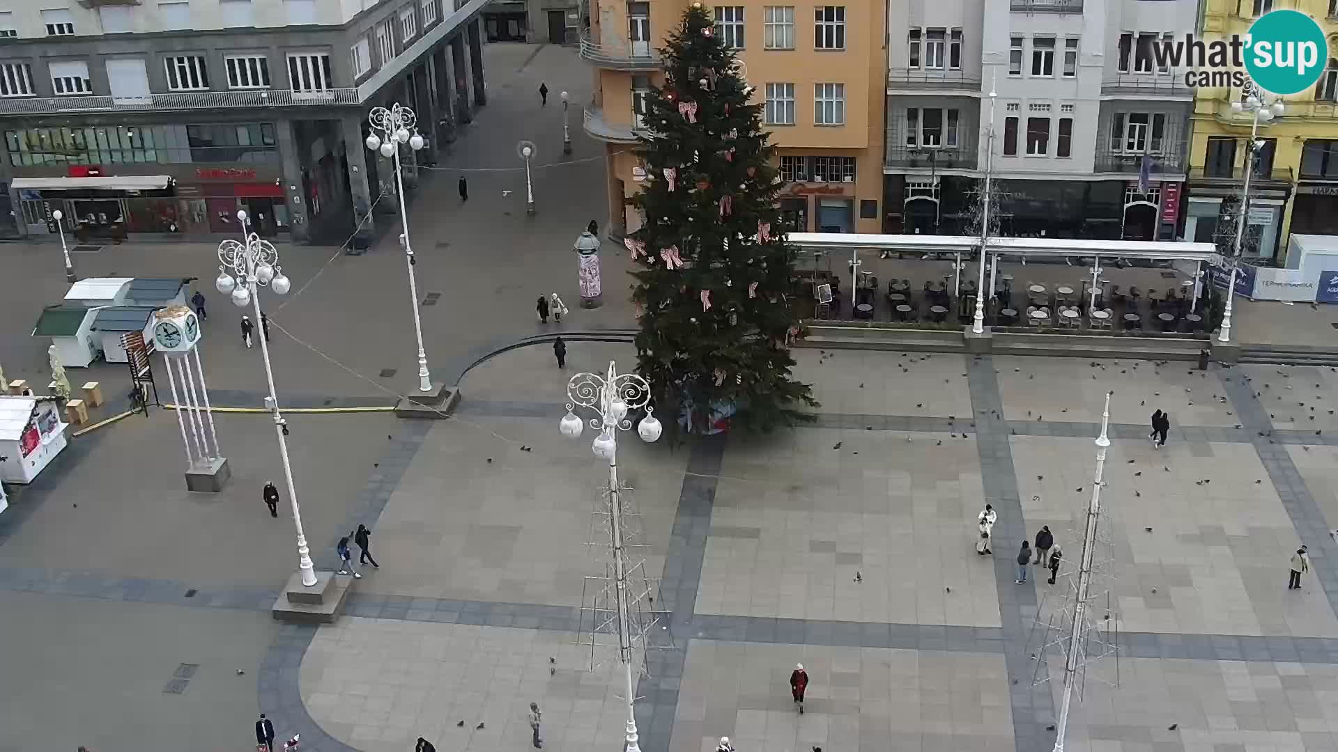 Webcam live Zagreb – Piazza Ban Jelačić