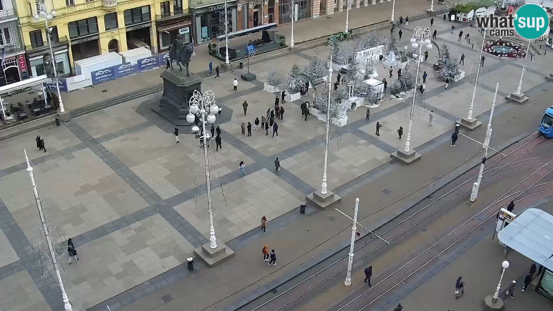 Webcam live Zagreb – Piazza Ban Jelačić