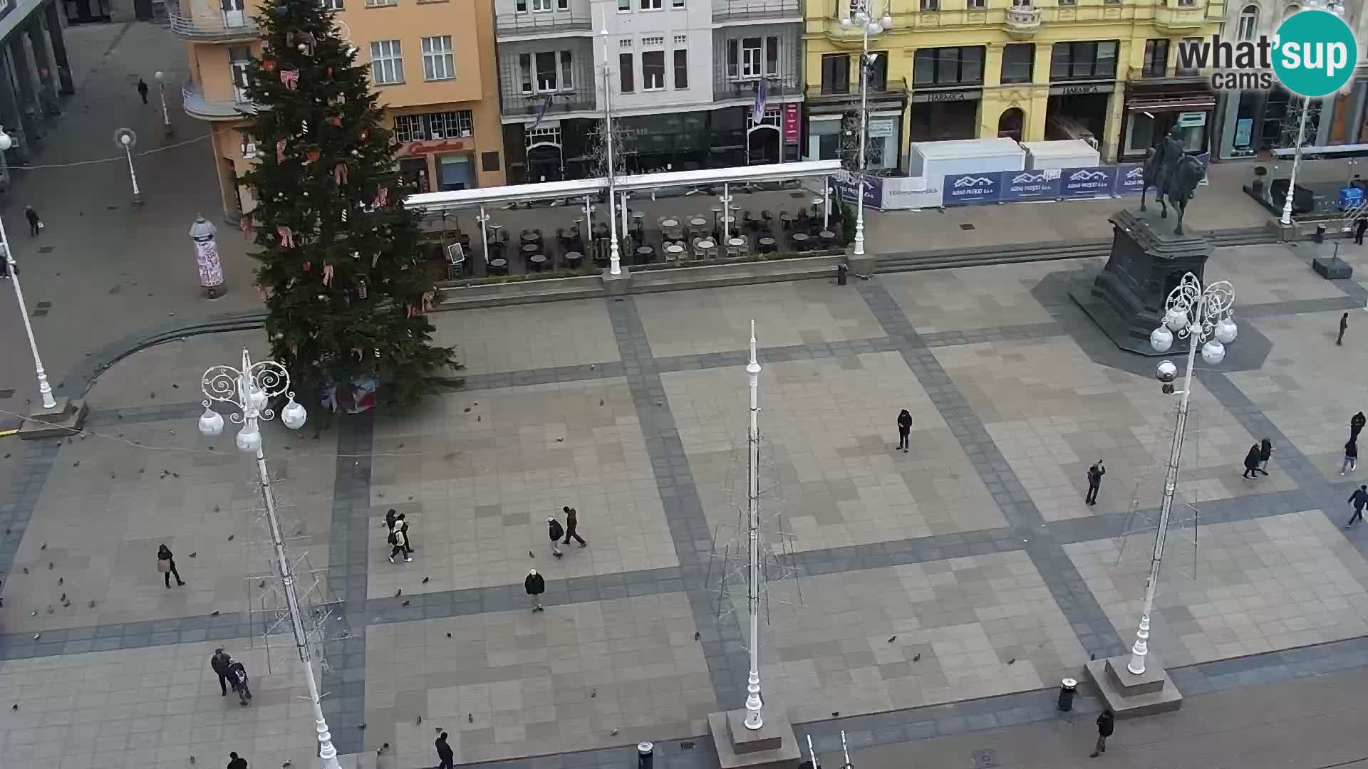 Piazza Ban Jelačić livecam Zagreb – Hotel Dubrovnik