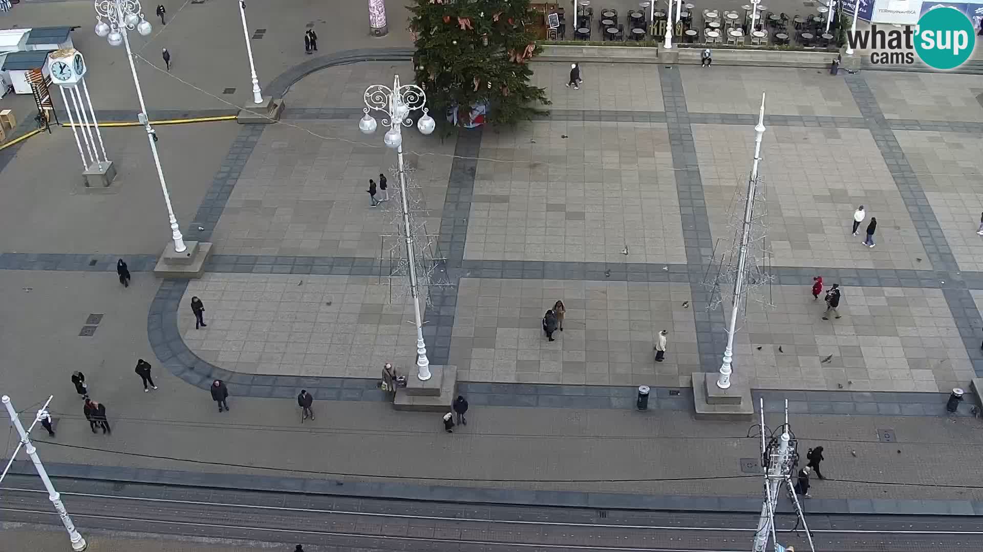 Webcam live Zagreb – Piazza Ban Jelačić