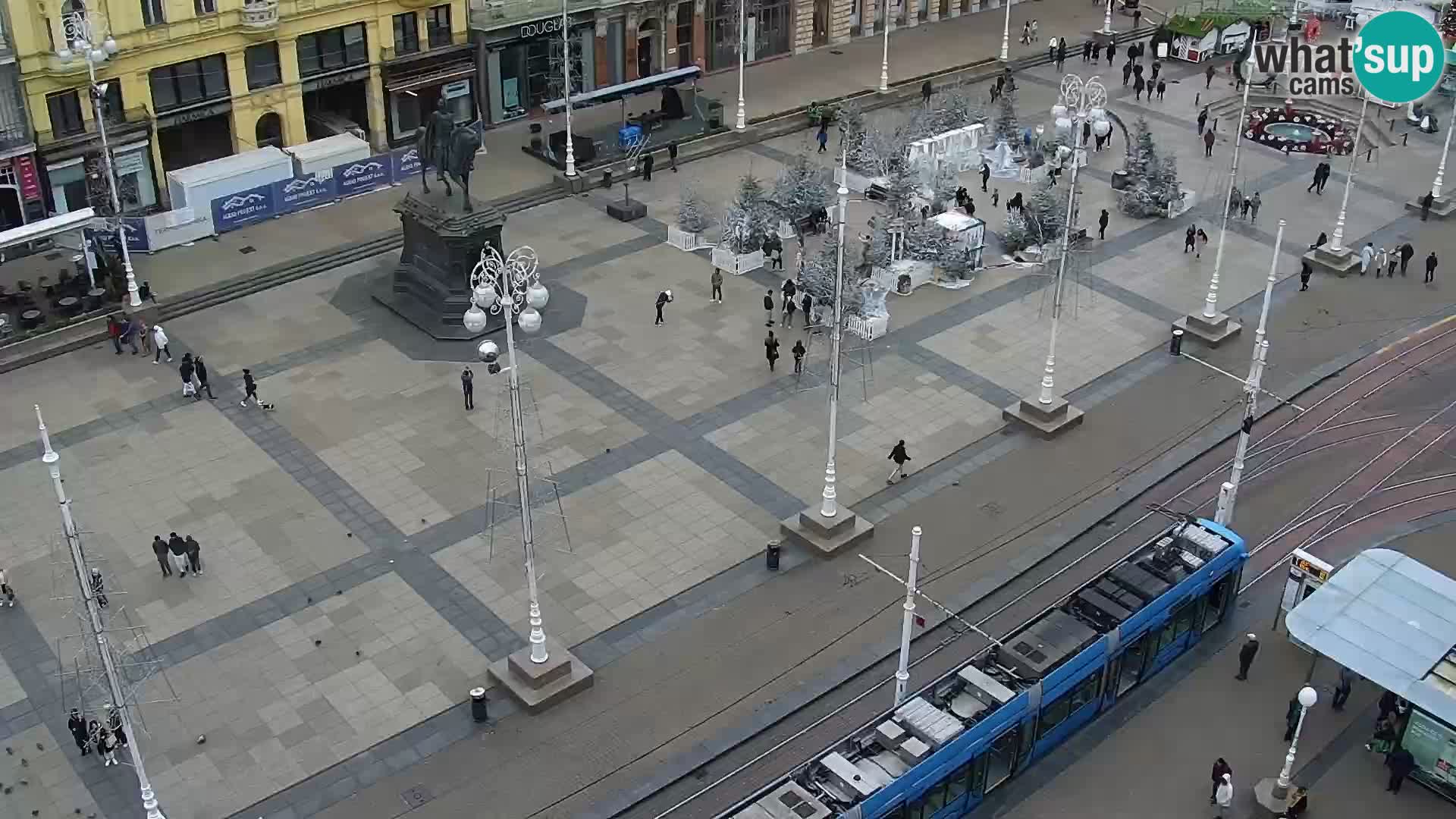 Piazza Ban Jelačić livecam Zagreb – Hotel Dubrovnik