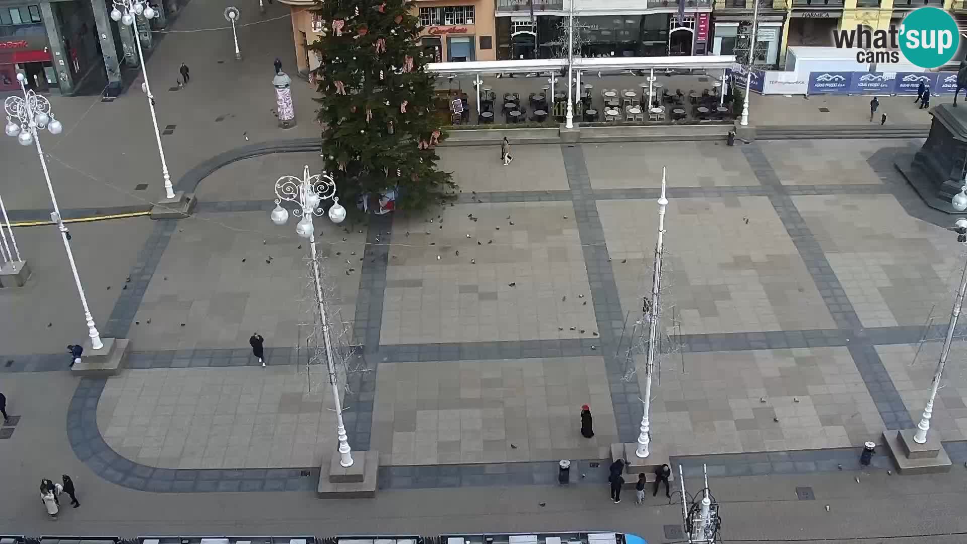 Piazza Ban Jelačić livecam Zagreb – Hotel Dubrovnik