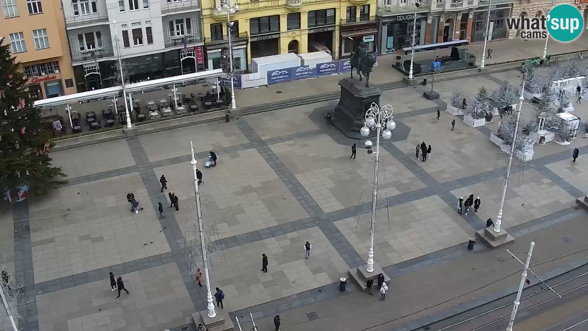 Ban Jelačić Platz  Live webcam Zagreb – Hotel Dubrovnik