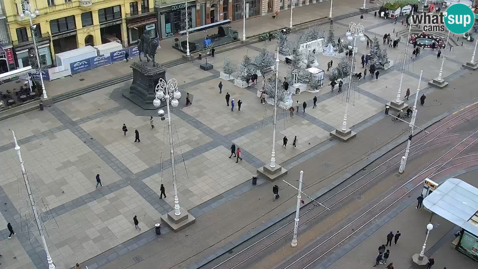 Webcam live Zagreb – Piazza Ban Jelačić