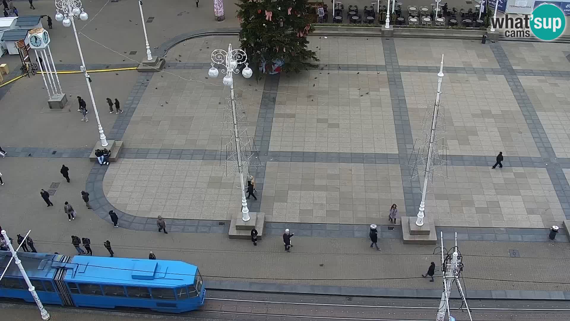 Zagreb – Bana Jelačića square panorama