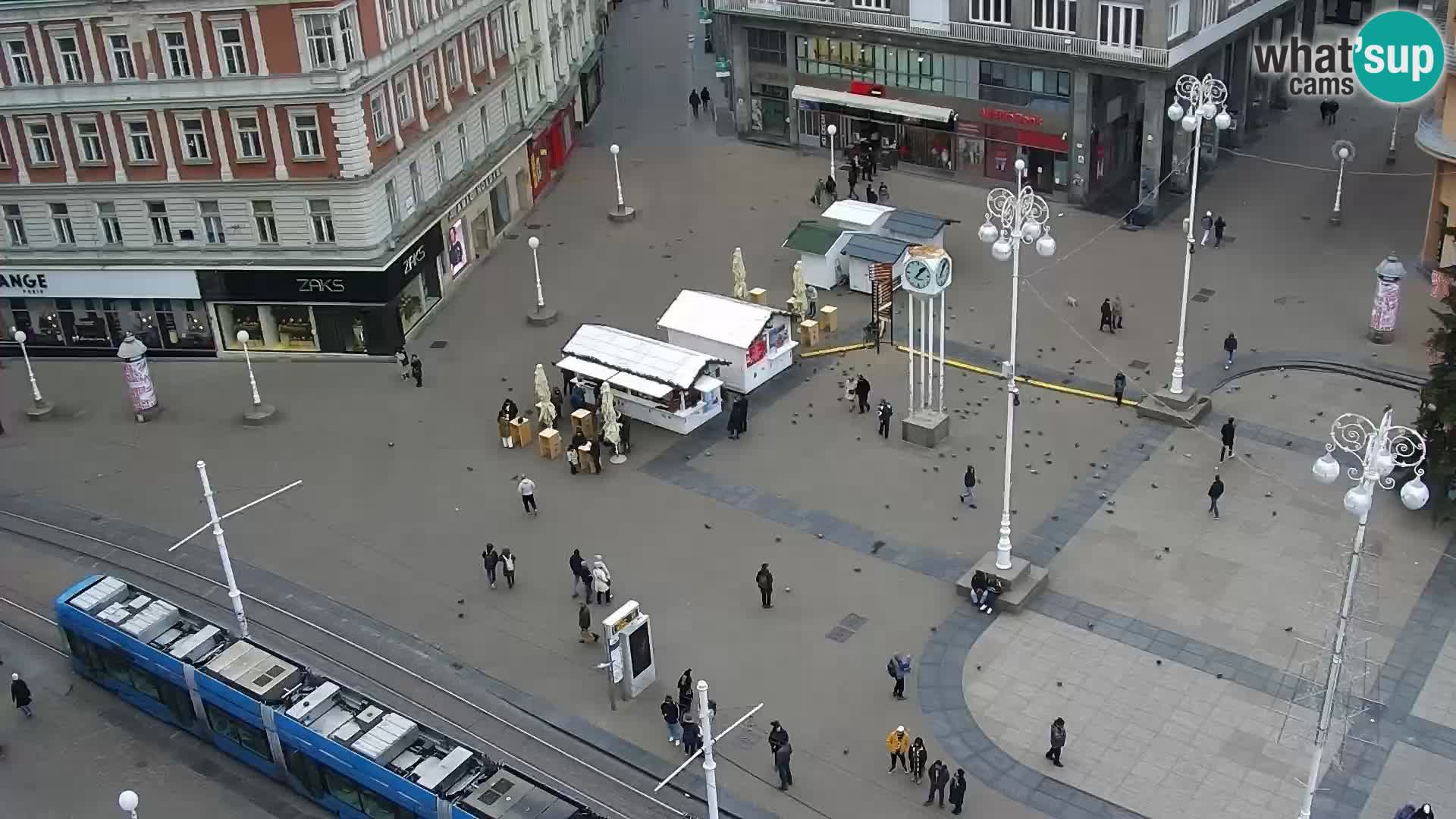 Piazza Ban Jelačić livecam Zagreb – Hotel Dubrovnik