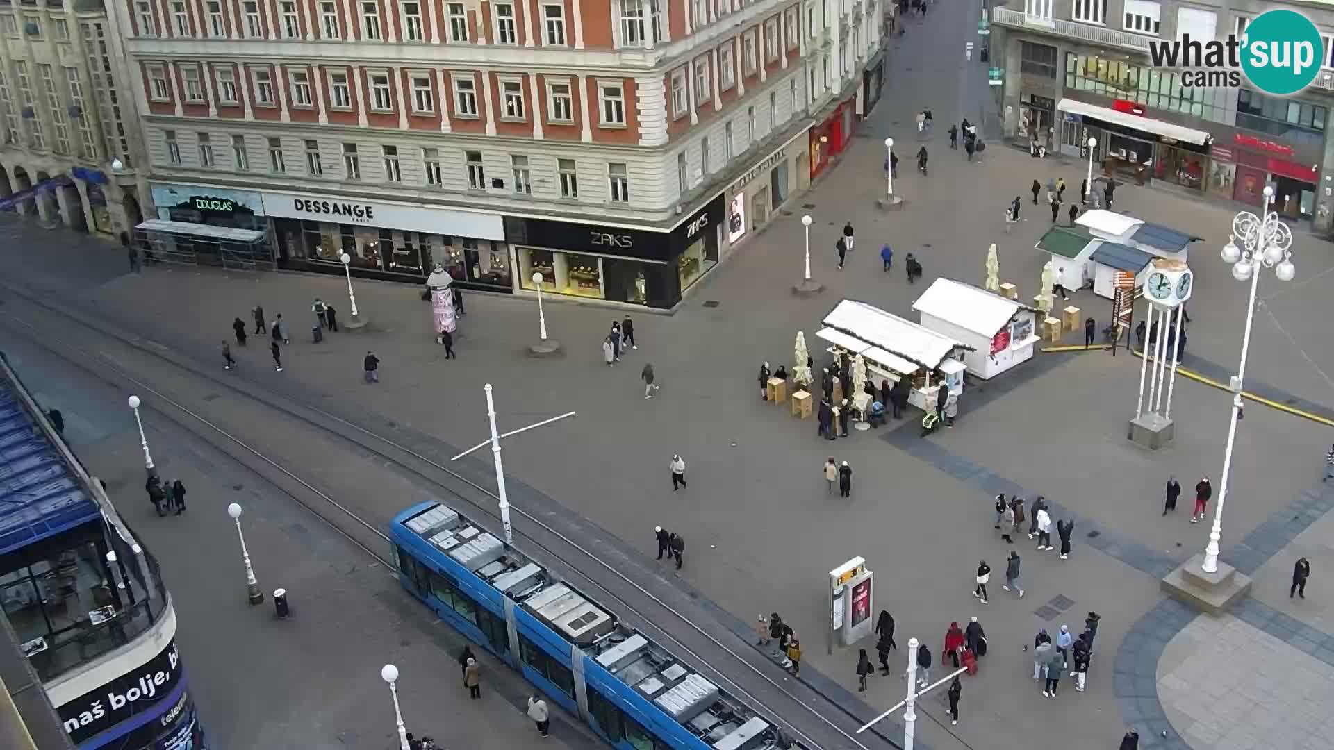 LIVE Webcam Zagreb Hotel Dubrovnik | Ban Jelačić square