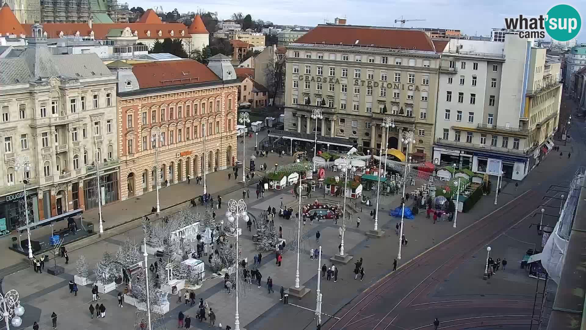 LIVE Webcam Zagreb Hotel Dubrovnik | Ban Jelačić square