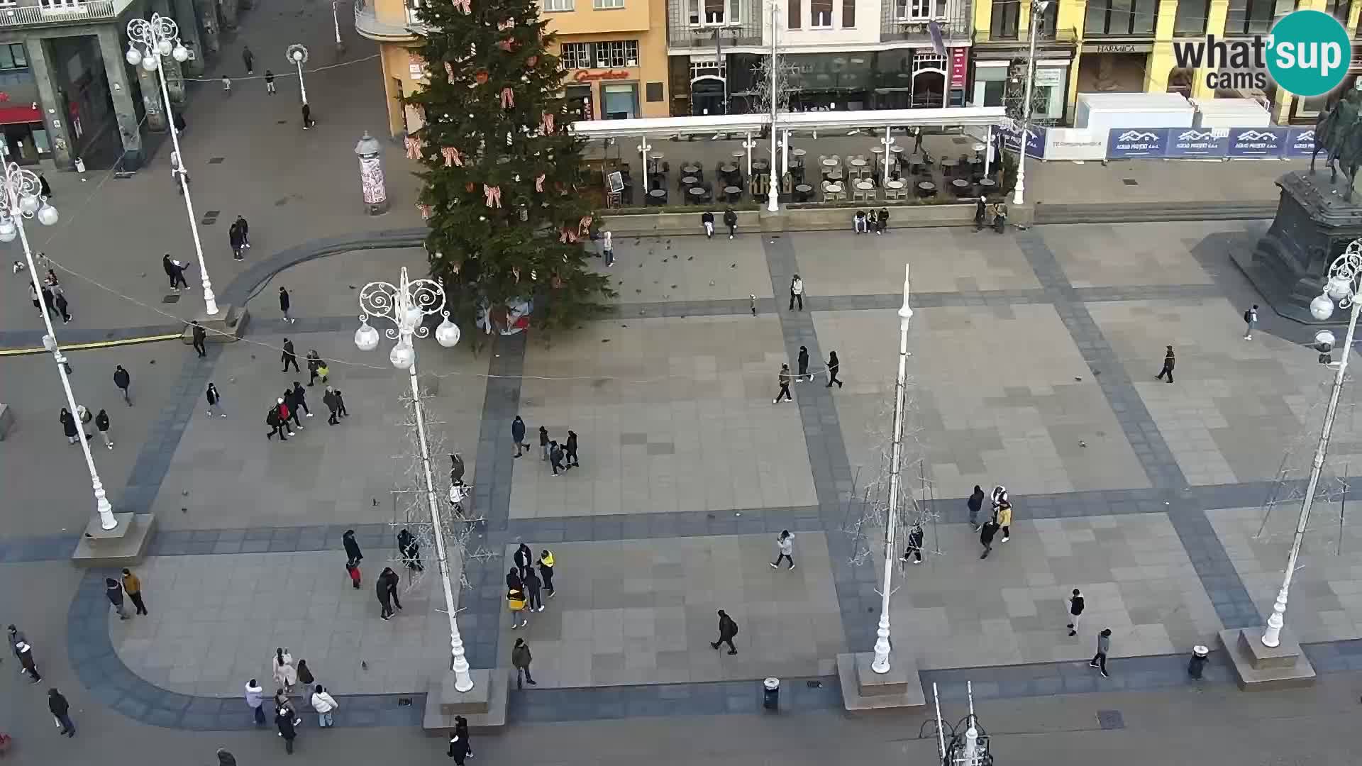 LIVE Webcam Zagreb Hotel Dubrovnik | Ban Jelačić square