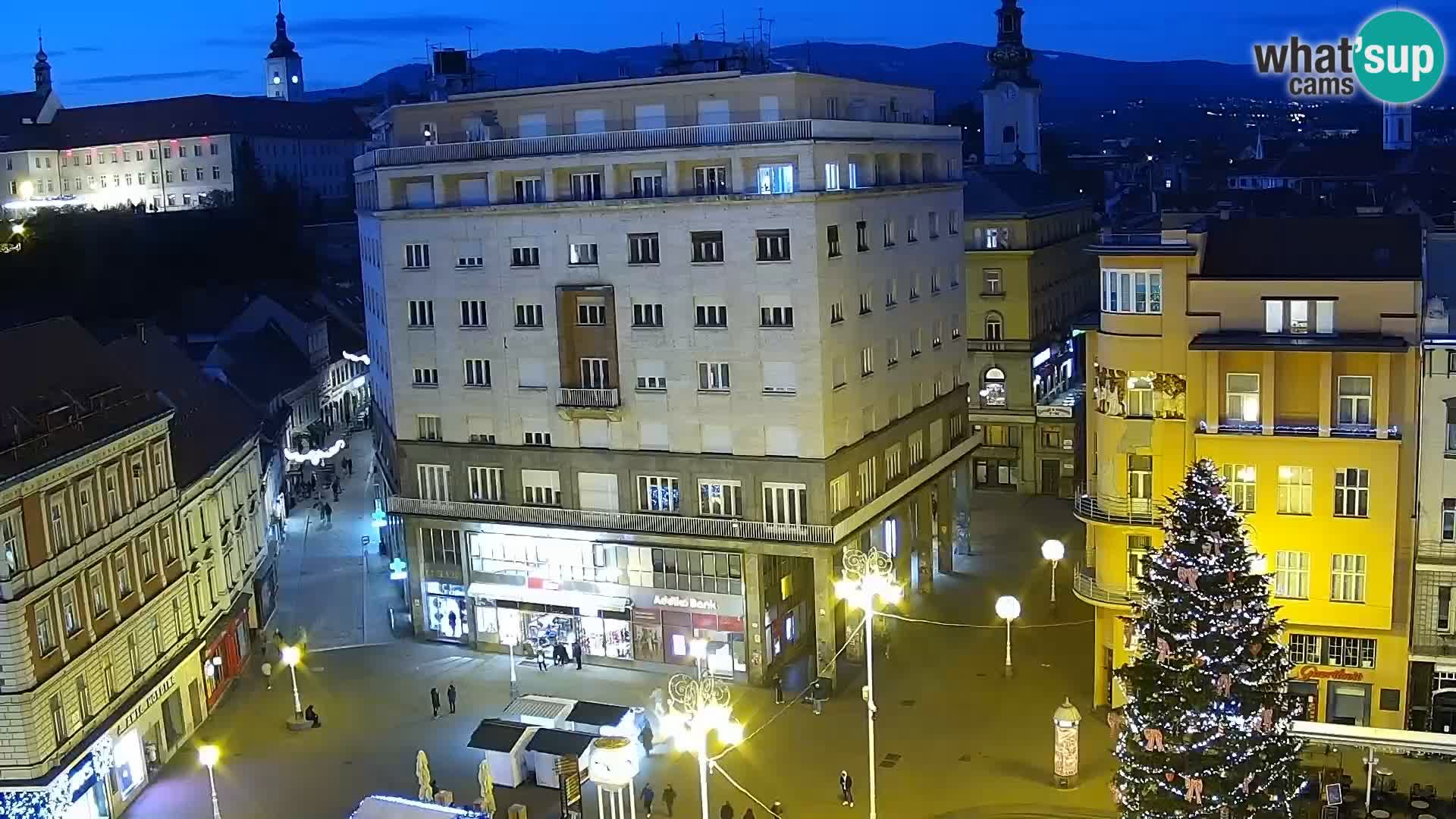 Piazza Ban Jelačić livecam Zagreb – Hotel Dubrovnik