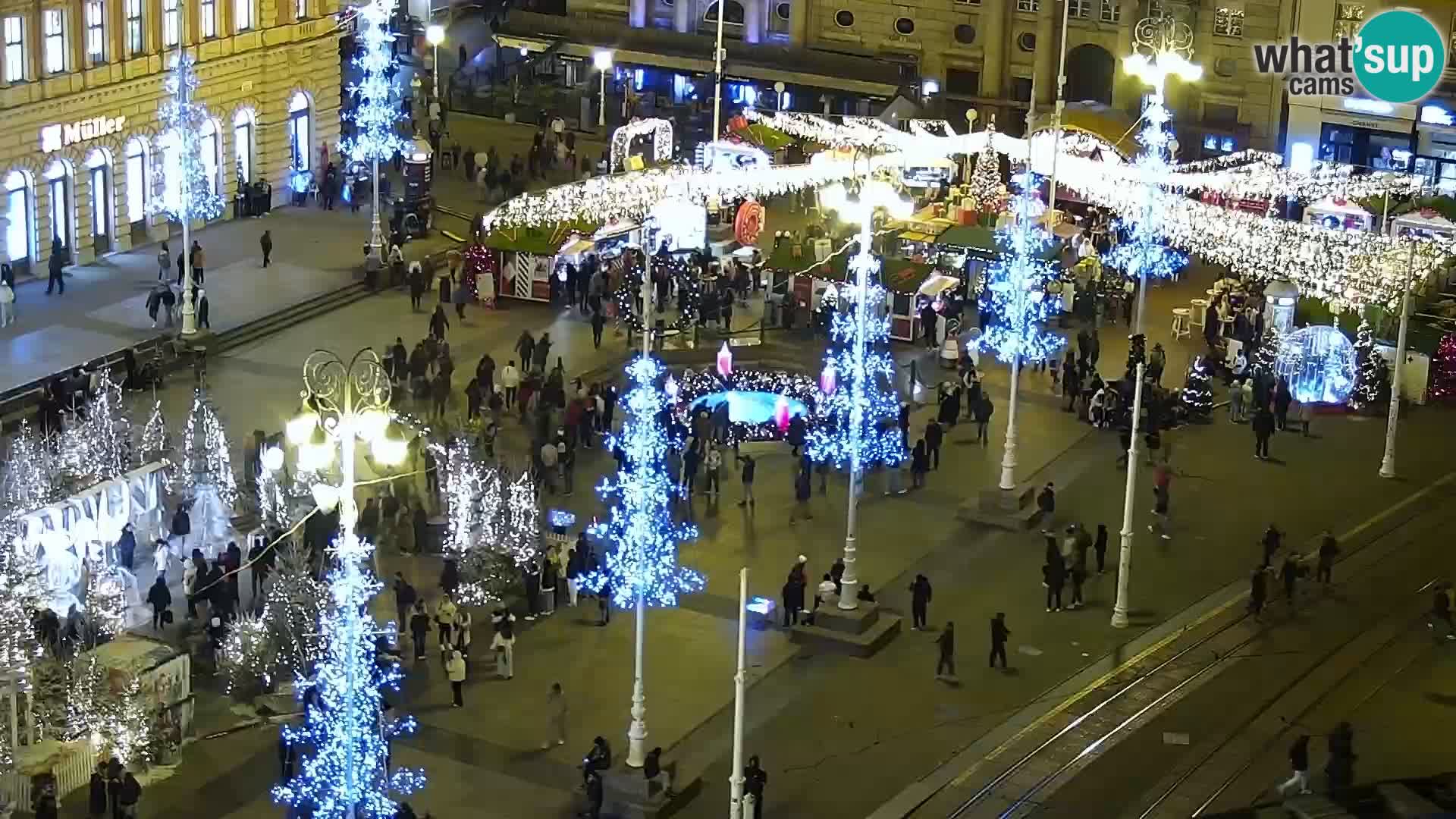 Ban Jelačić Platz  Live webcam Zagreb – Hotel Dubrovnik