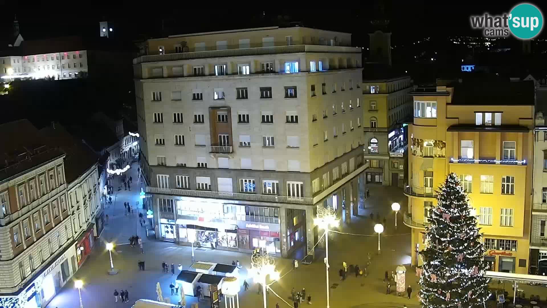 Webcam live Zagreb – Piazza Ban Jelačić