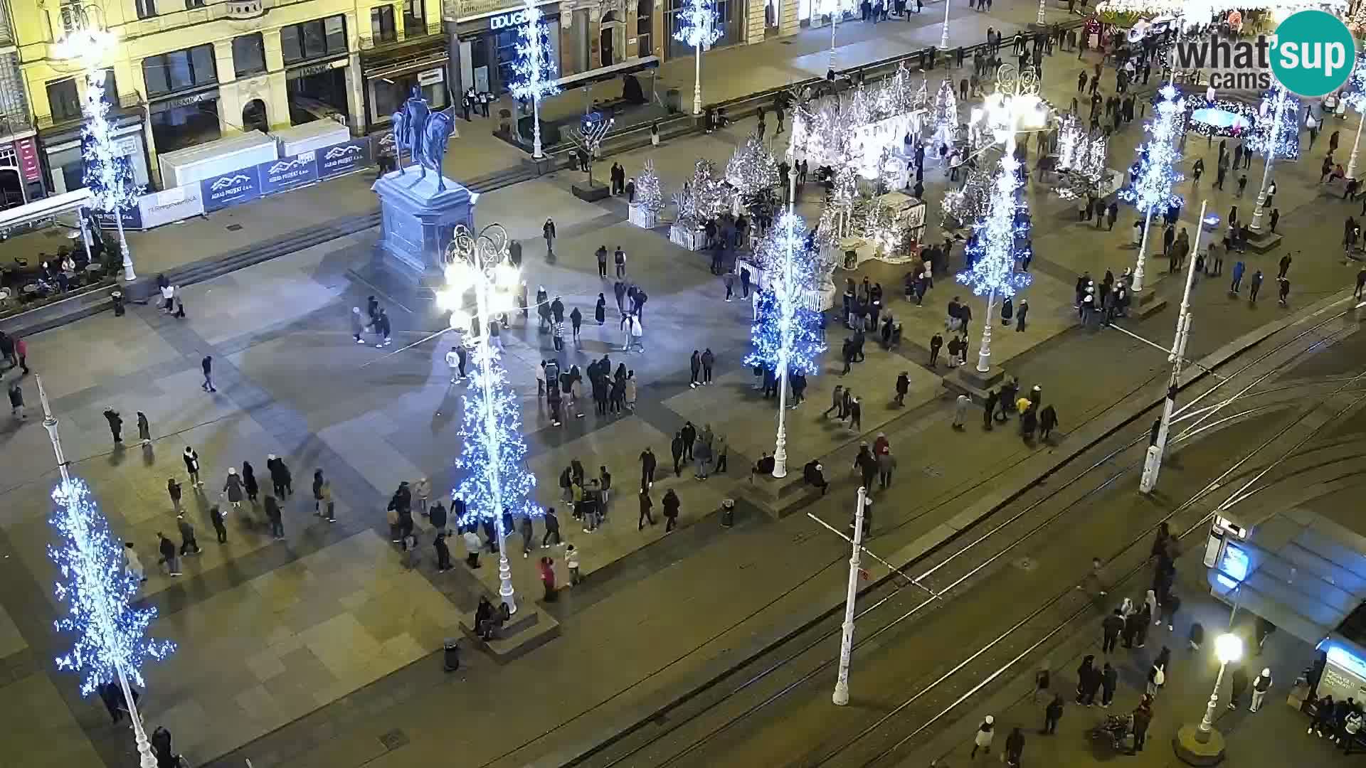 LIVE Webcam Zagreb Hotel Dubrovnik | Ban Jelačić square