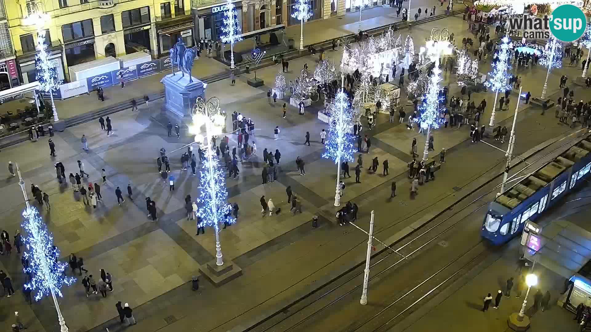 Webcam live Zagreb – Piazza Ban Jelačić