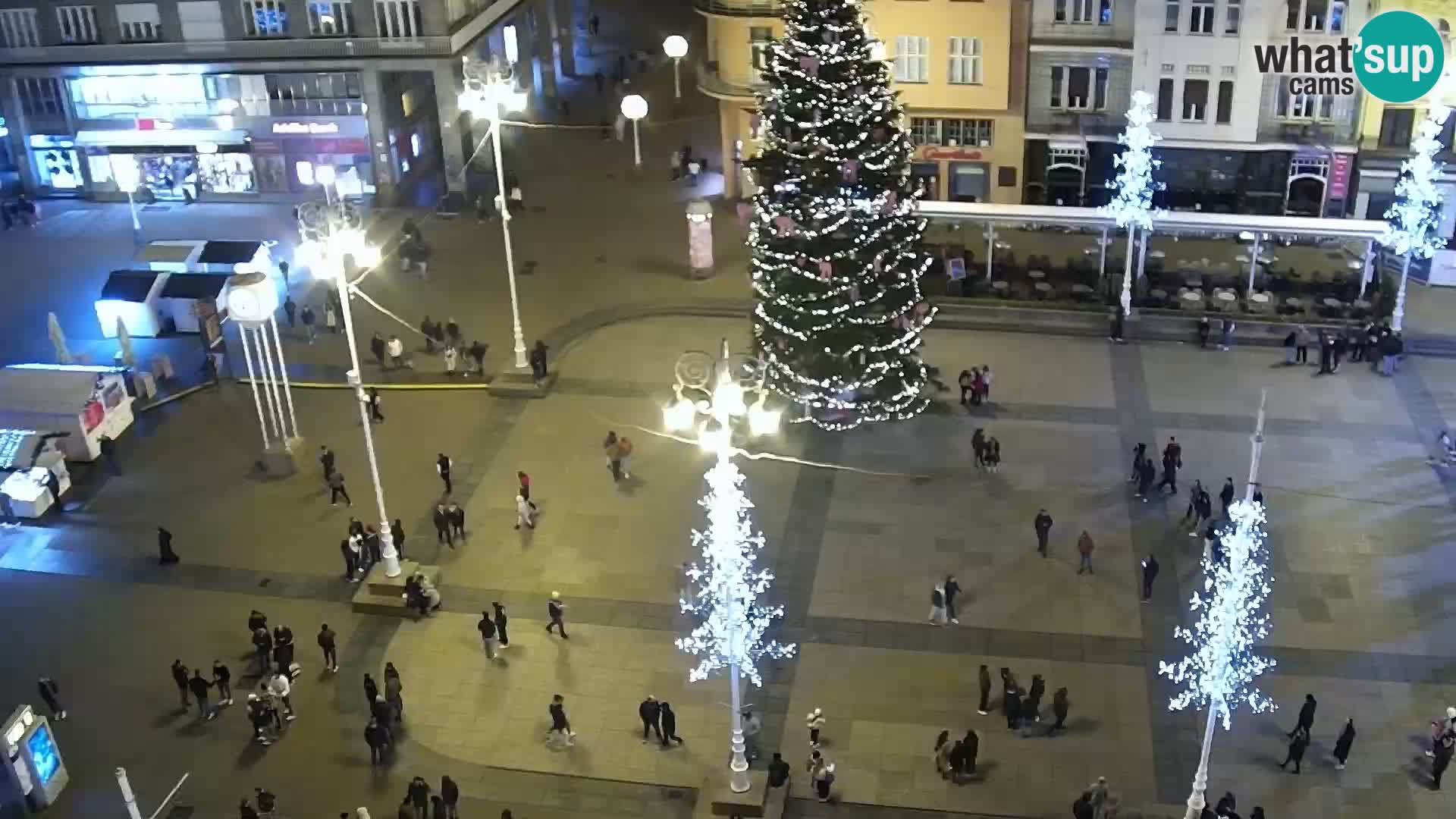 Trg Bana Jelačića web kamera Zagreb – Hotel Dubrovnik