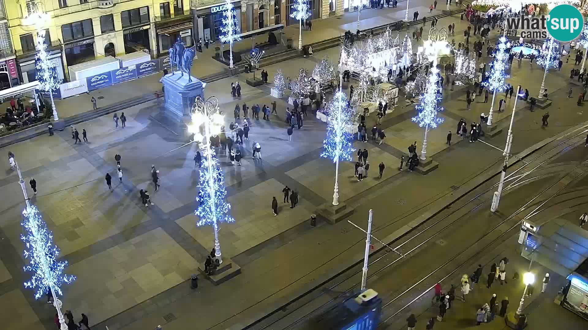 Piazza Ban Jelačić livecam Zagreb – Hotel Dubrovnik