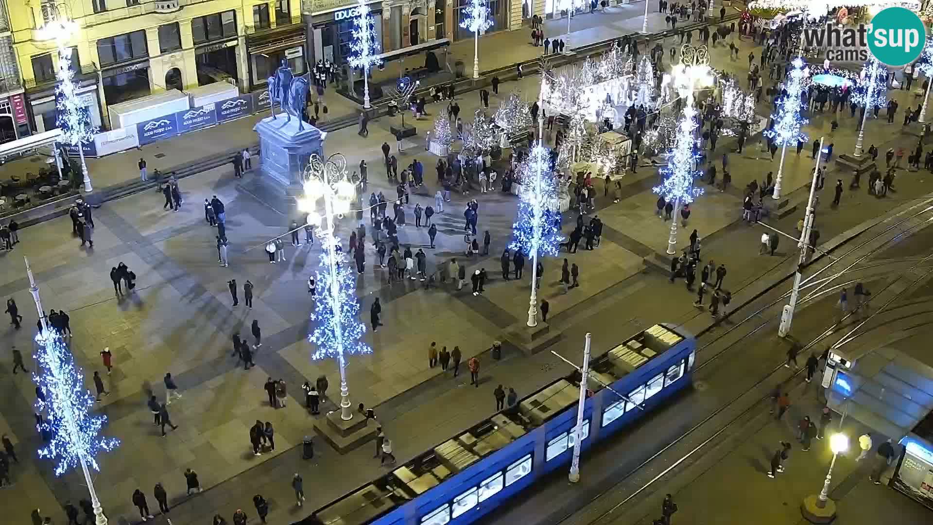 Plaza Ban Jelačić camera en vivo Zagreb – Hotel Dubrovnik