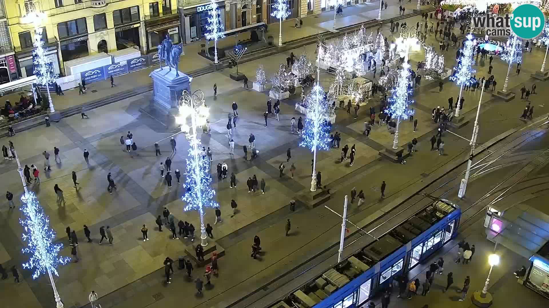 LIVE Webcam Zagreb Hotel Dubrovnik | Ban Jelačić square