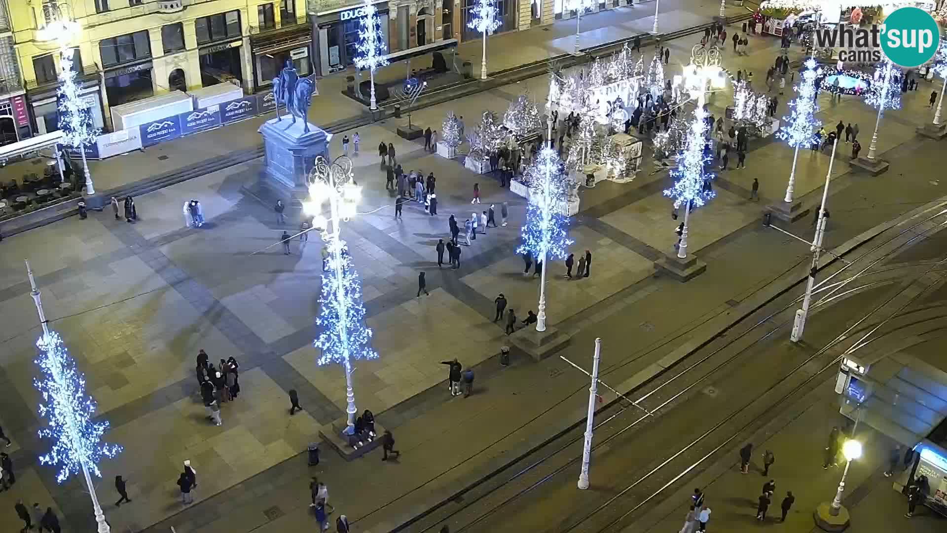 LIVE Webcam Zagreb Hotel Dubrovnik | Ban Jelačić square