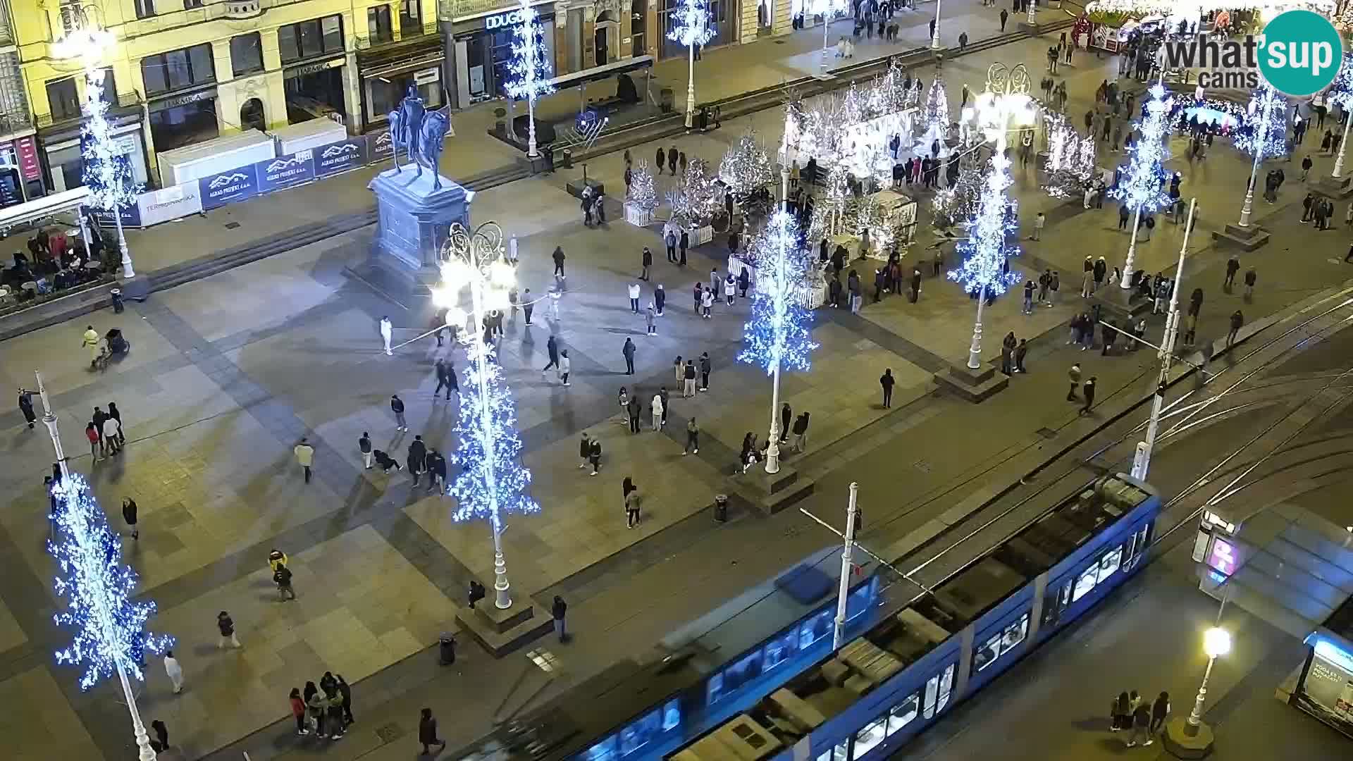 Webcam live Zagreb – Piazza Ban Jelačić