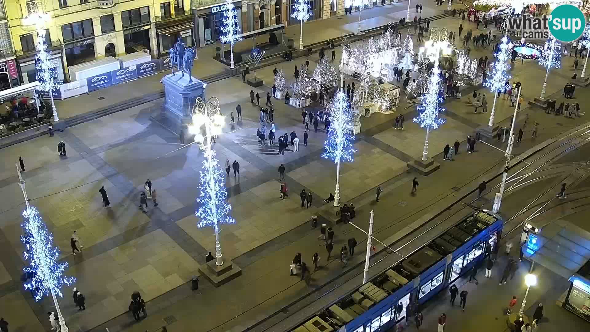 LIVE Webcam Zagreb Hotel Dubrovnik | Ban Jelačić square