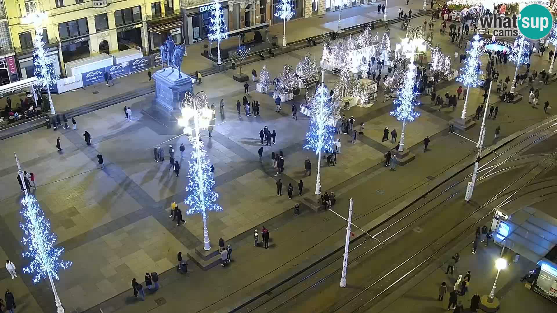 Webcam live Zagreb – Piazza Ban Jelačić