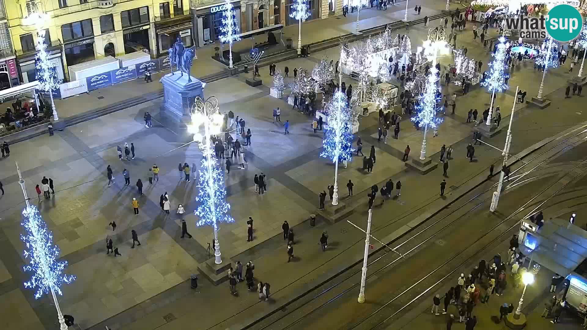 Plaza Ban Jelačić camera en vivo Zagreb – Hotel Dubrovnik