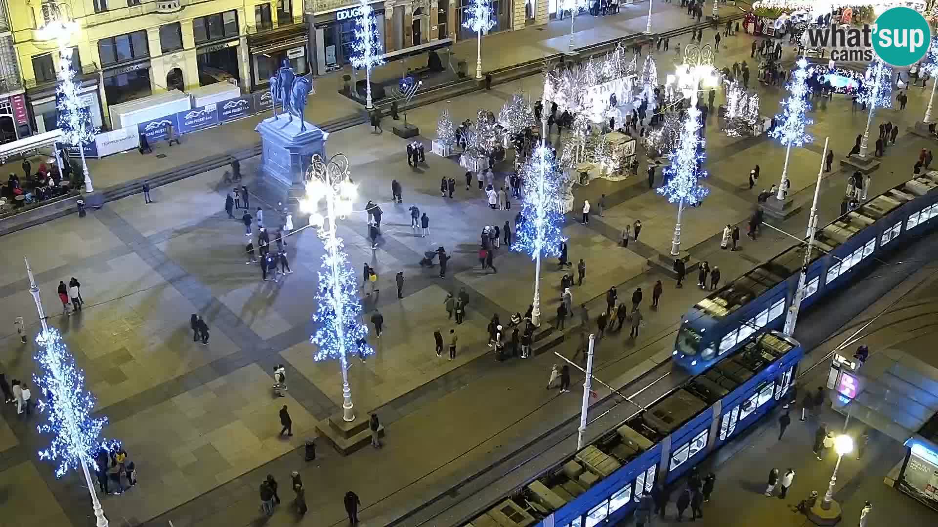 Ban Jelačić Platz  Live webcam Zagreb – Hotel Dubrovnik