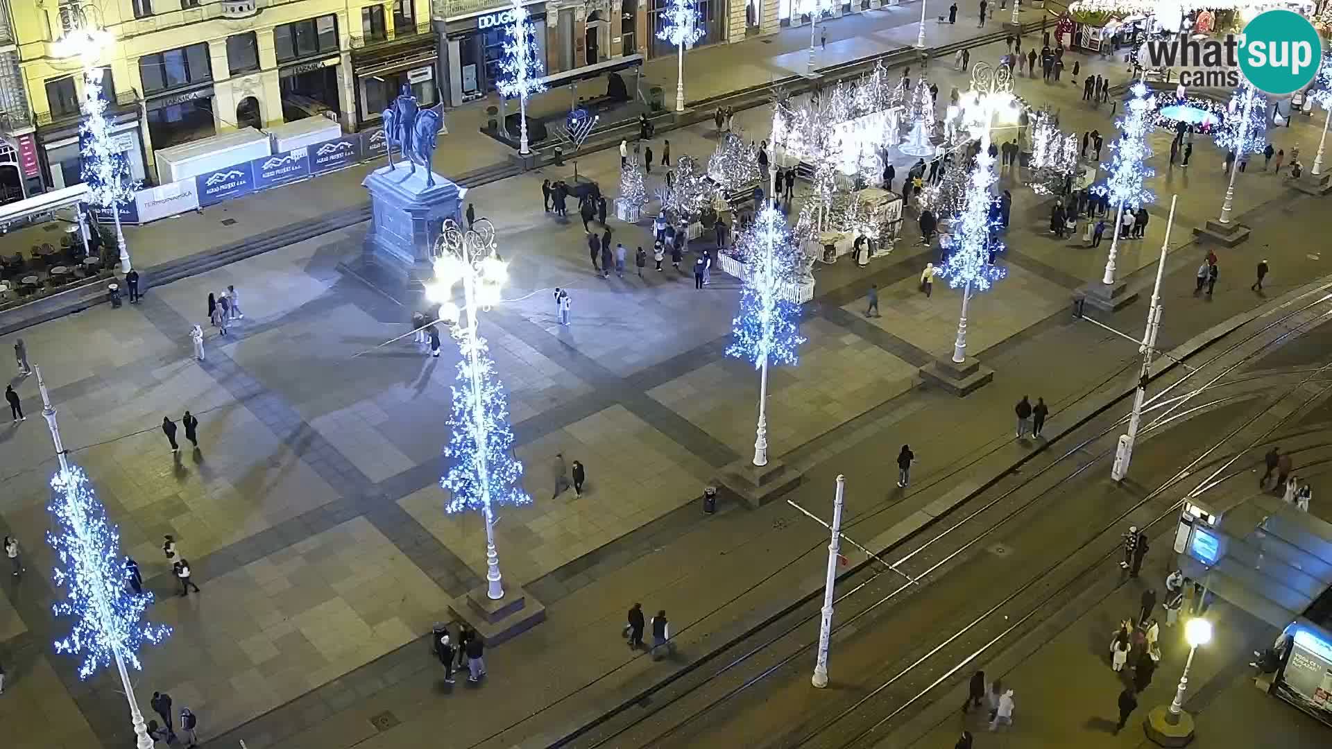 Plaza Ban Jelačić camera en vivo Zagreb – Hotel Dubrovnik