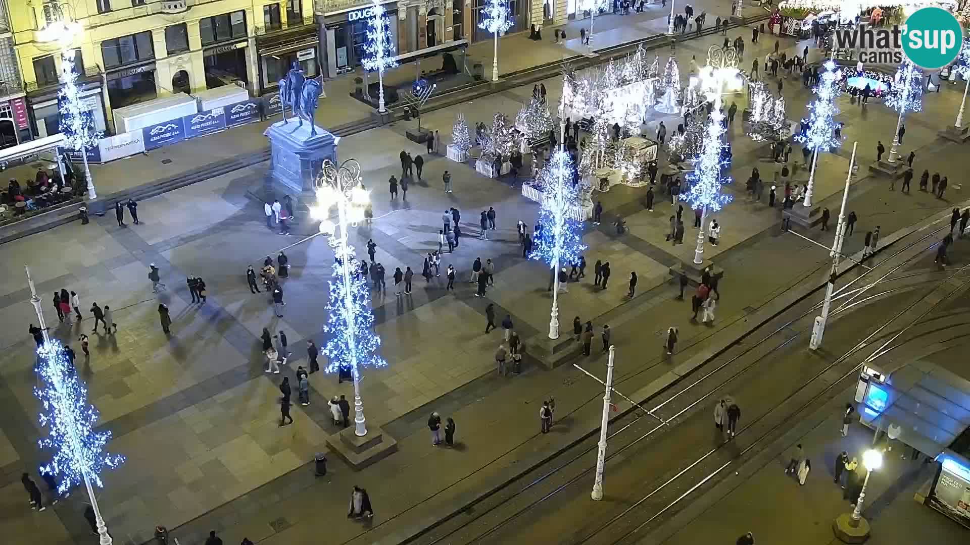 Kamera v živo Zagreb – Trg Bana Jelačića