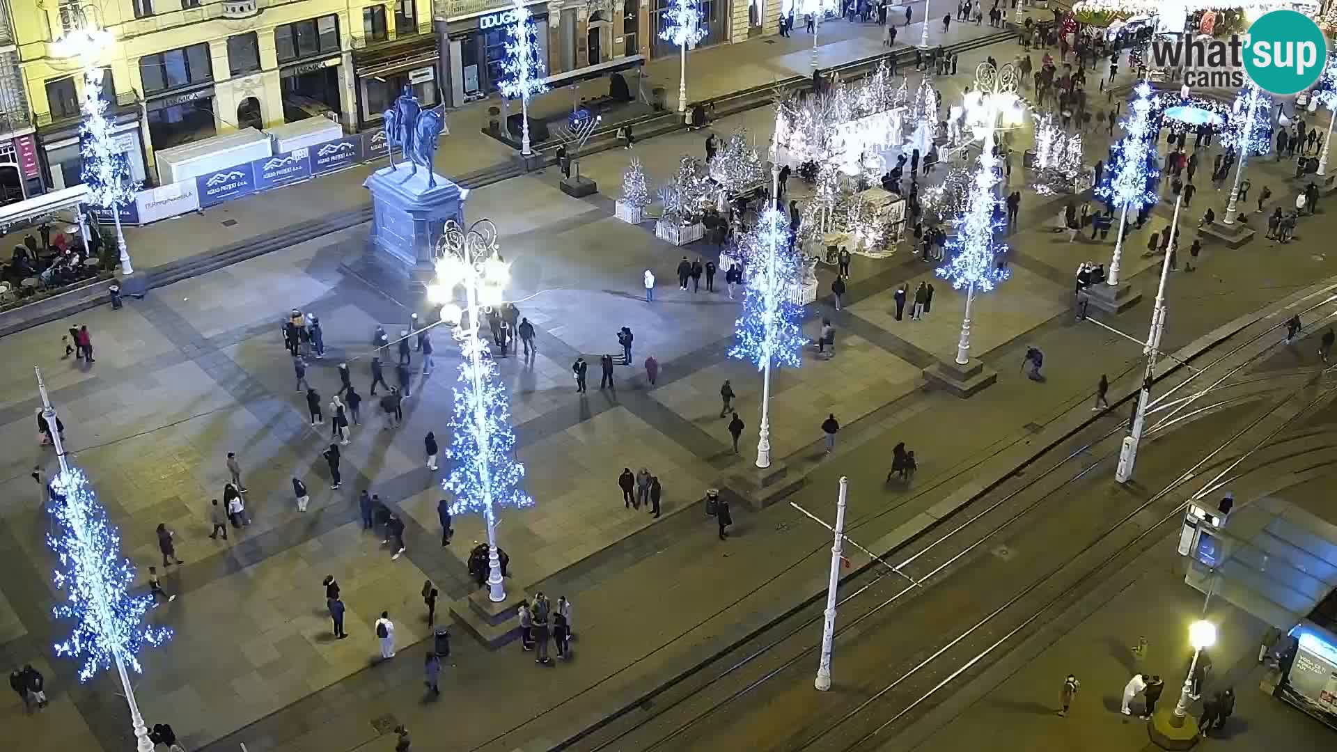 LIVE Webcam Zagreb Hotel Dubrovnik | Ban Jelačić square