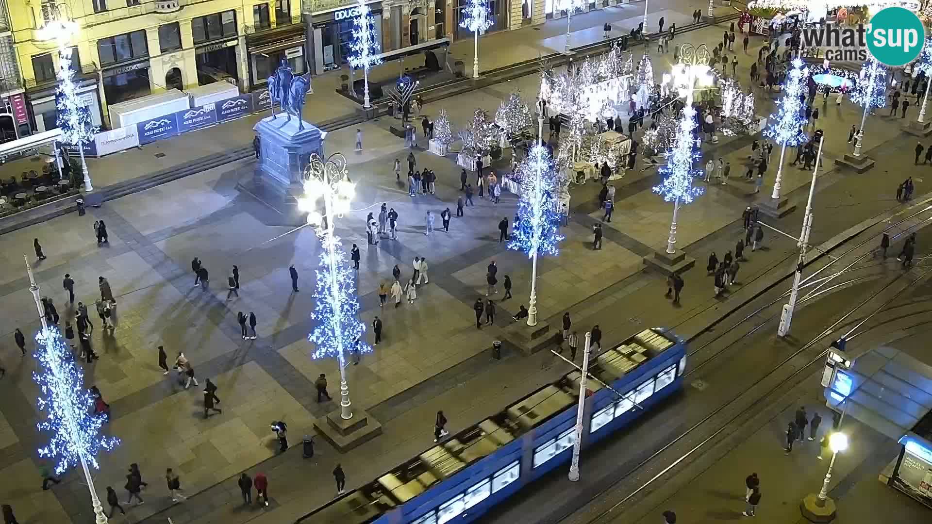 Kamera v živo Zagreb – Trg Bana Jelačića