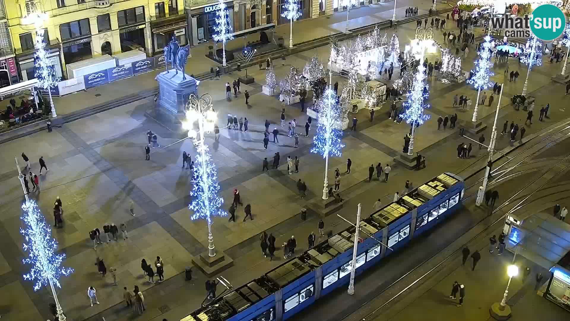 Kamera v živo Zagreb – Trg Bana Jelačića