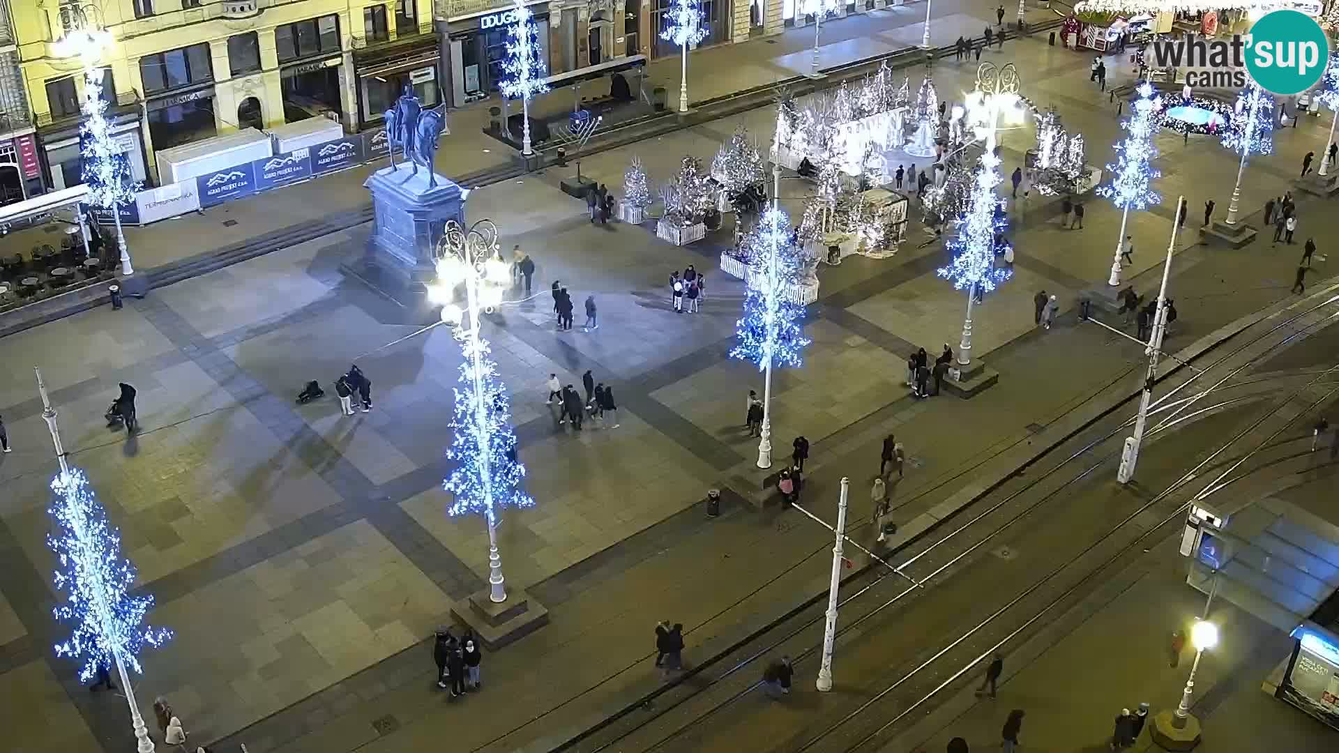 Ban Jelačić Platz  Live webcam Zagreb – Hotel Dubrovnik