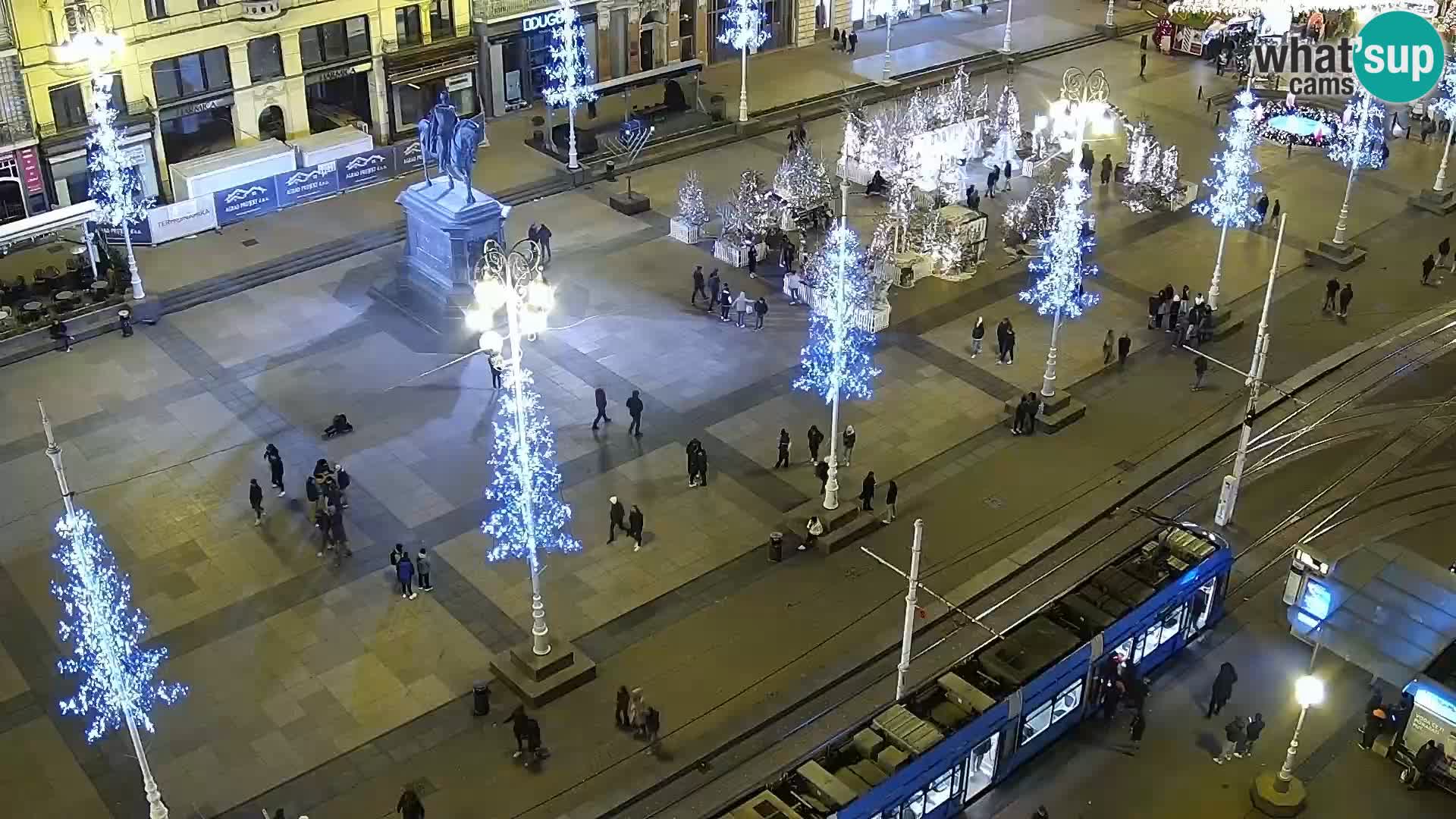 Plaza Ban Jelačić camera en vivo Zagreb – Hotel Dubrovnik