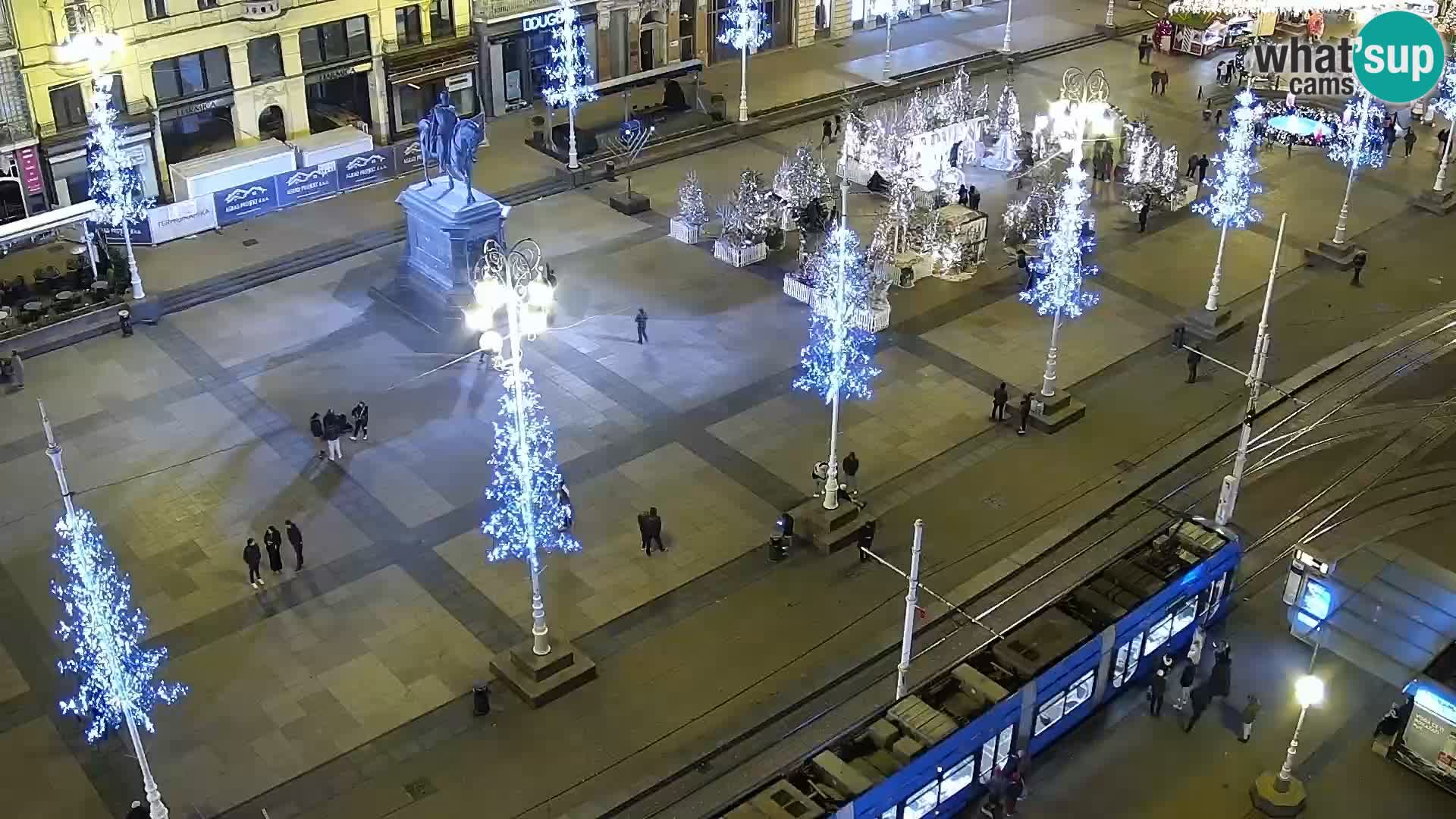 LIVE Webcam Zagreb Hotel Dubrovnik | Ban Jelačić square